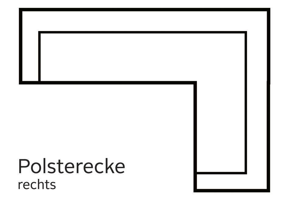 Home affaire Hoekbank Boccaccio L-vorm met binnenvering, incl. verstelbare hoofdsteun, naar keuze slaapfunctie