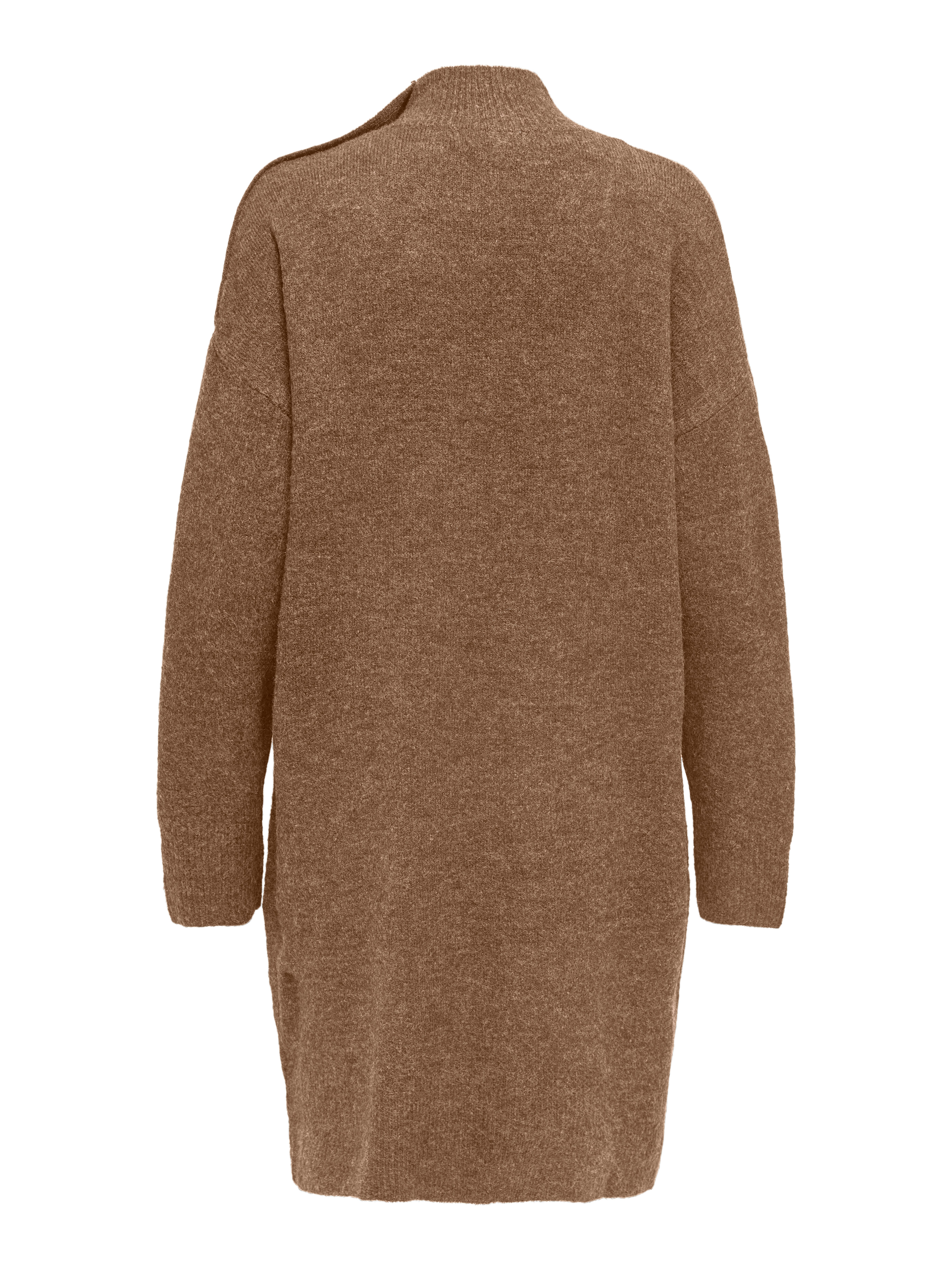 Only Gebreide jurk ONLALEXA LS HIGH BUTTON DRESS EX KNT