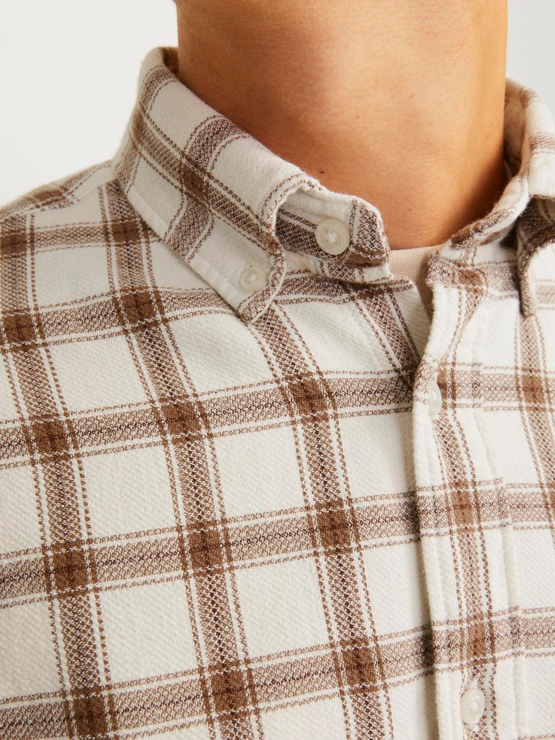 Jack & Jones Overhemd met lange mouwen JPRBLUBROOK CHECK STRUCTURE L/S SHIRT SN