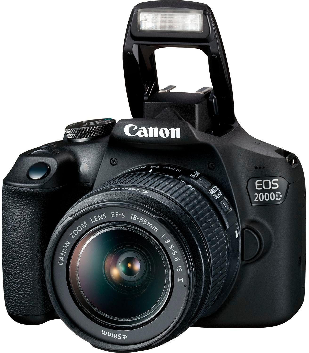 persoonlijkheid Sta in plaats daarvan op Maak het zwaar Canon Spiegelreflexcamera EOS 2000D EF-S 18-55 IS II Value Up kit online  verkrijgbaar | OTTO