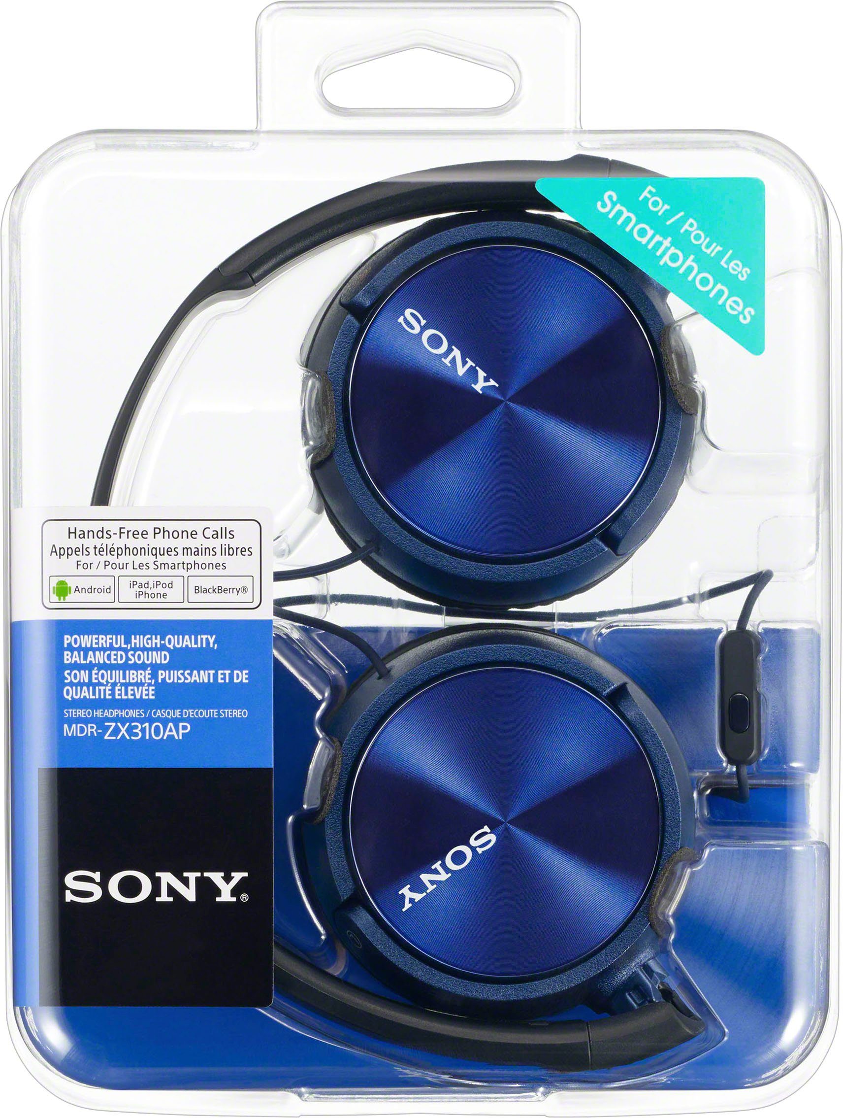 Sony Over-ear-hoofdtelefoon MDR-ZX310AP met headset functie