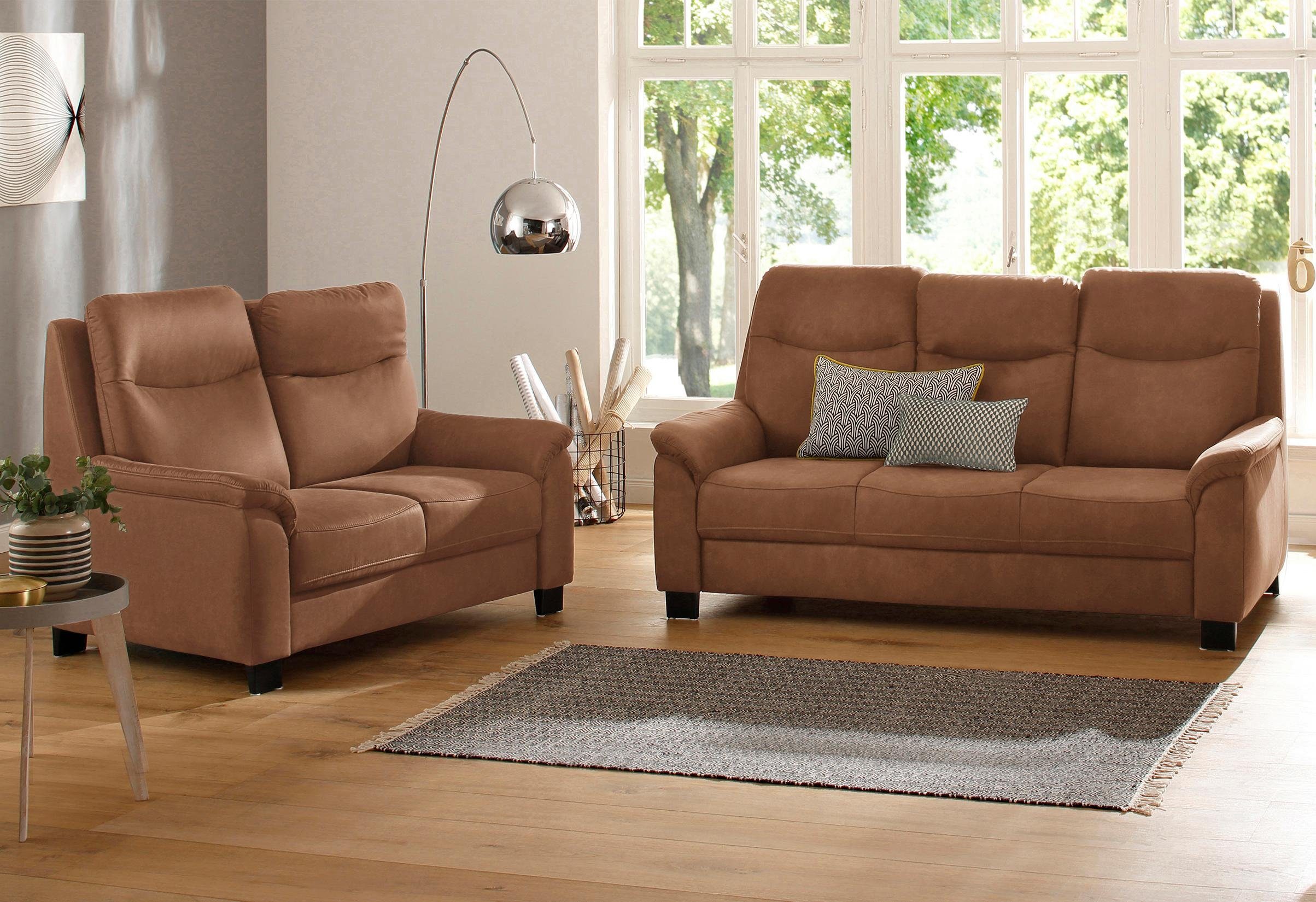 Home affaire Zithoek Boccaccio met binnenvering, incl. verstelbare hoofdsteun bruin, zithoeken