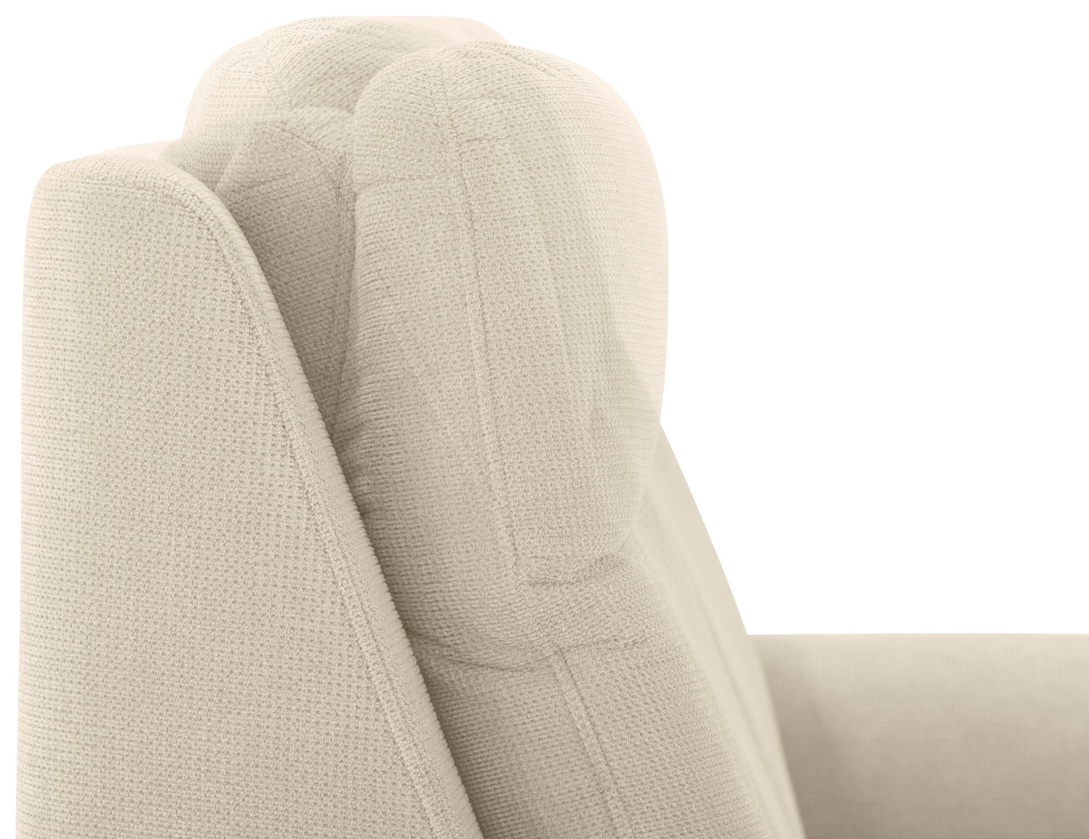 Home affaire Fauteuil Boccaccio met binnenvering, incl. verstelbare hoofdsteun (set)