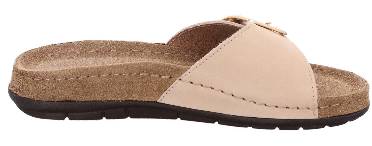Rohde Slippers Rodigo Zomerschoen, slippers, strandschoen, badschoen met leren zacht voetbed
