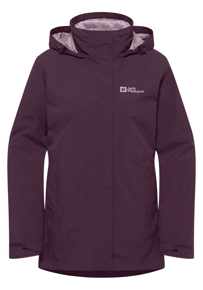 Jack Wolfskin Functioneel 3-in-1-jack ROTWAND 3IN1 JKT W