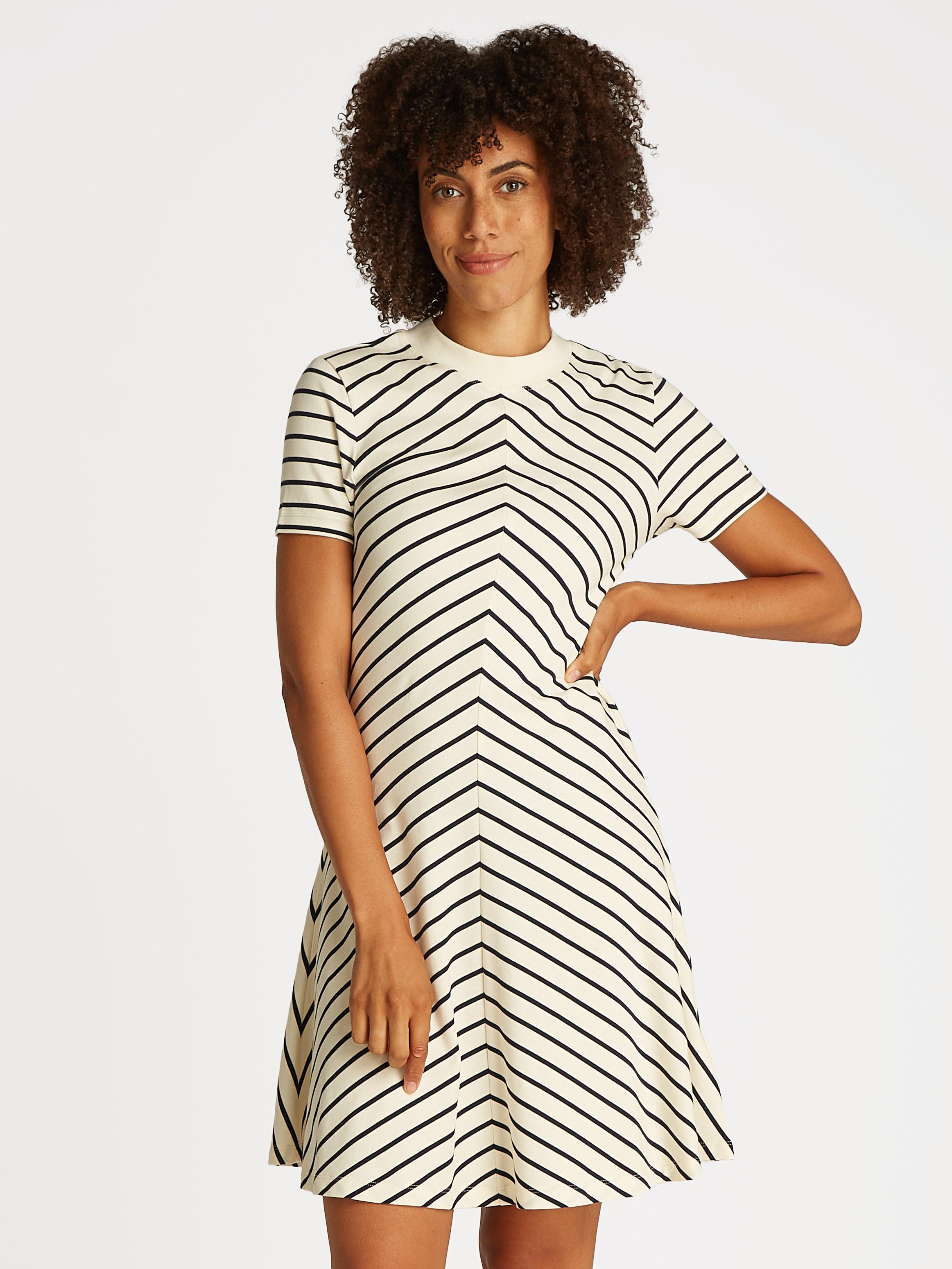 Tommy Hilfiger Jurk in a-lijn MODERN F&F KNEE DRESS