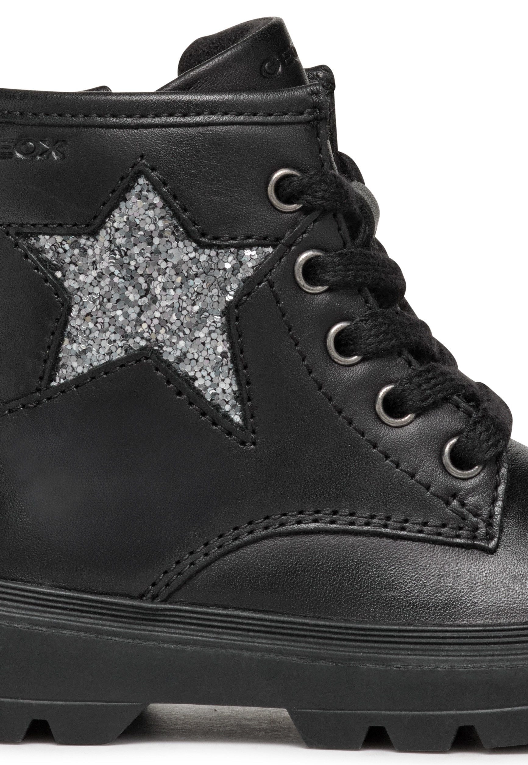 Geox Veterlaarzen B KIDDARTAH GIRL A Plateau laarzen, winterlaarzen, chunky boots met profiel plateauzool