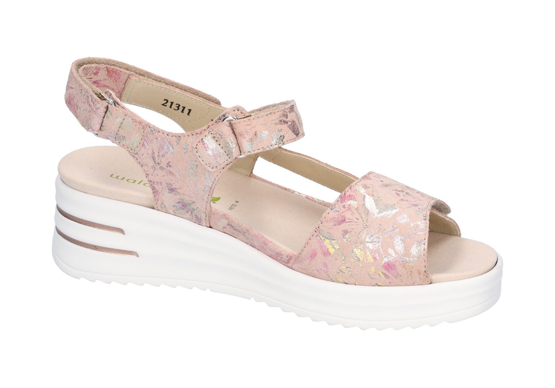 Waldläufer Plateausandaaltjes H-Dina , zomerschoen, sandaal, comfort-schoen in comfortbreedte h (= zeer breed)