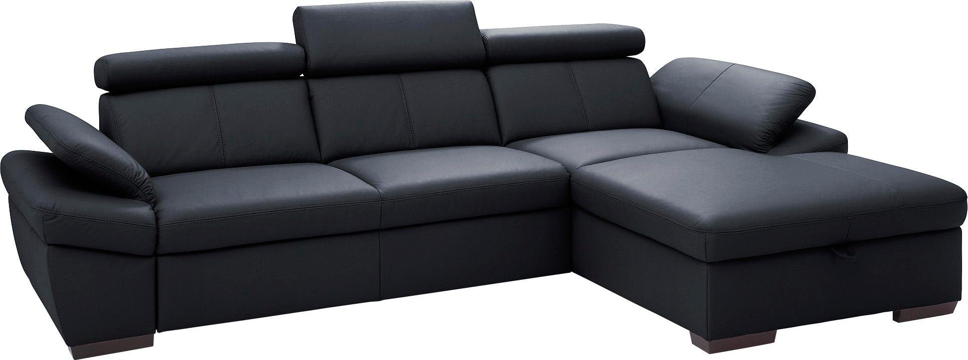 exxpo - sofa fashion Hoekbank inclusief verstelbare hoofdsteun en verstelbare armleuning, naar keuze met slaapfunctie