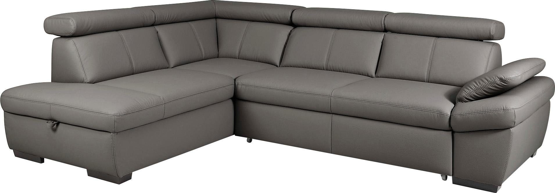 exxpo sofa fashion Hoekbank inclusief hoofdbord en verstelbare armleuning, naar keuze met slaapfunct
