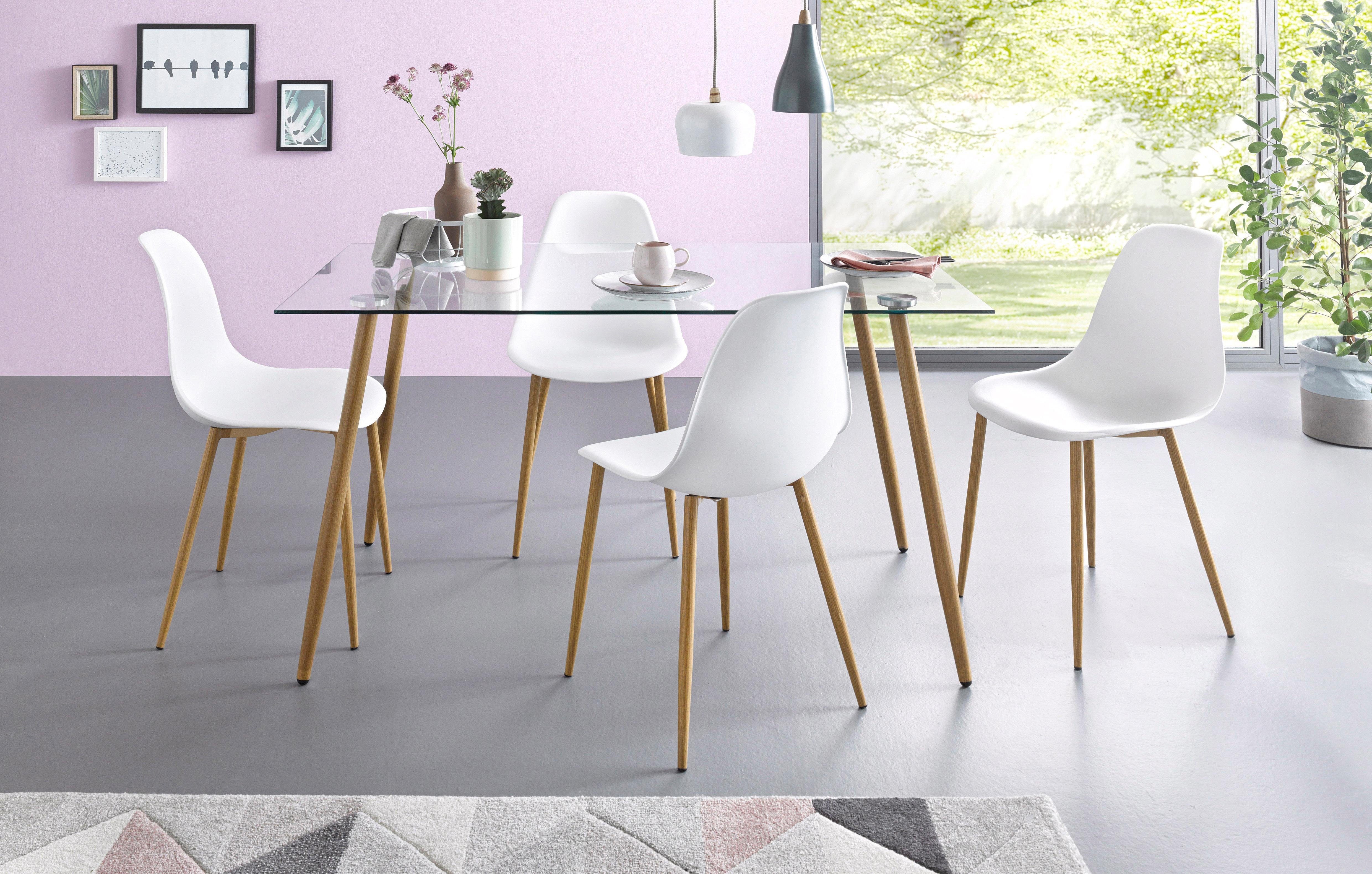 INOSIGN Glazen tafel MILLER Breedte 140 cm