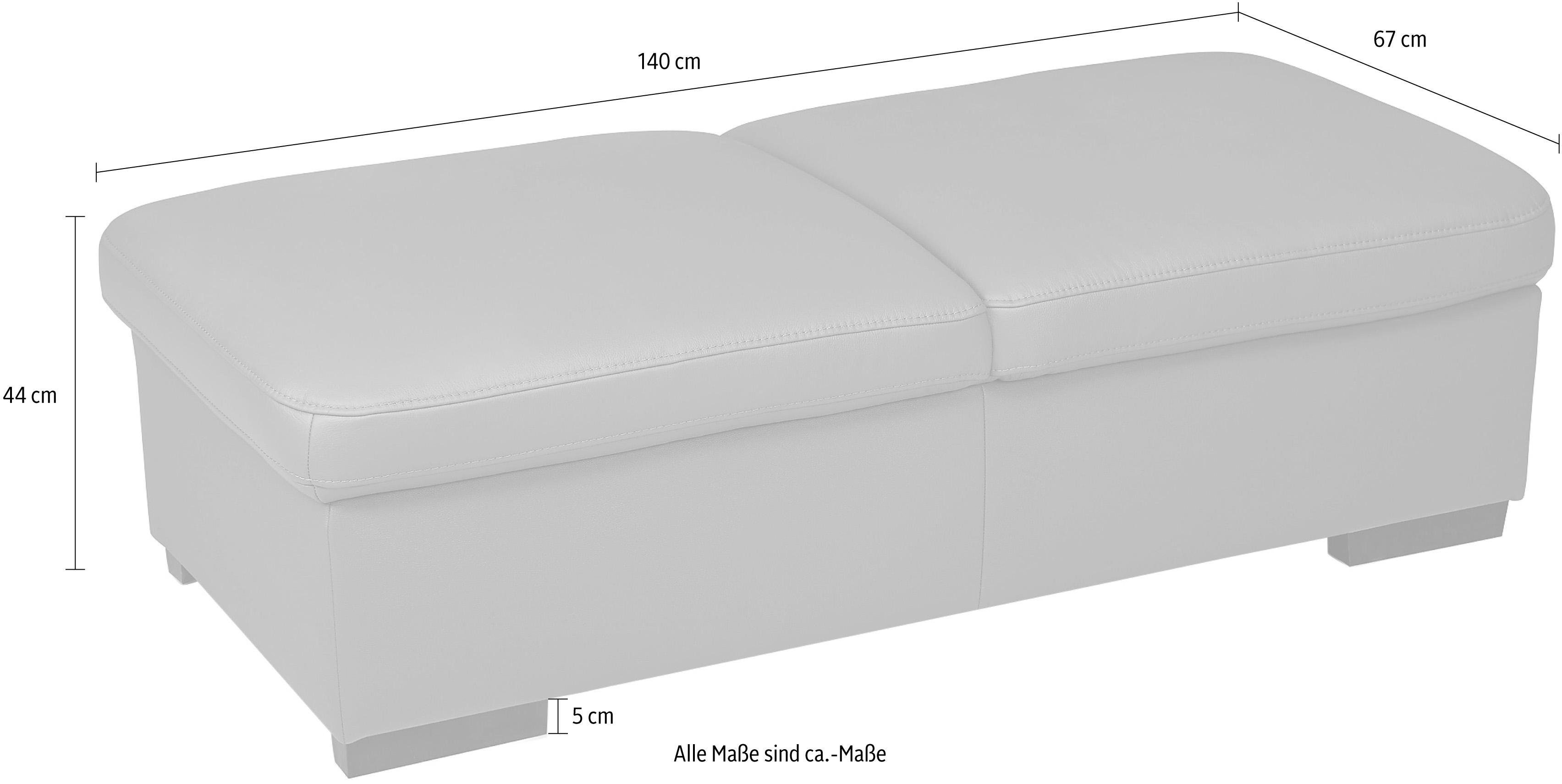 exxpo - sofa fashion Hocker Salerno Bankhocker, comfortabel en gezellig