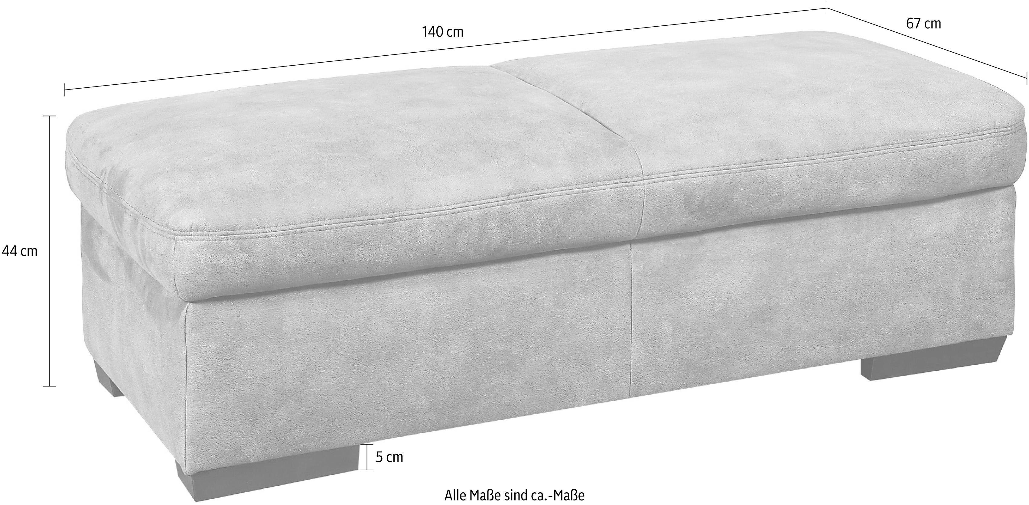 exxpo - sofa fashion Hocker Salerno Bankhocker, comfortabel en gezellig