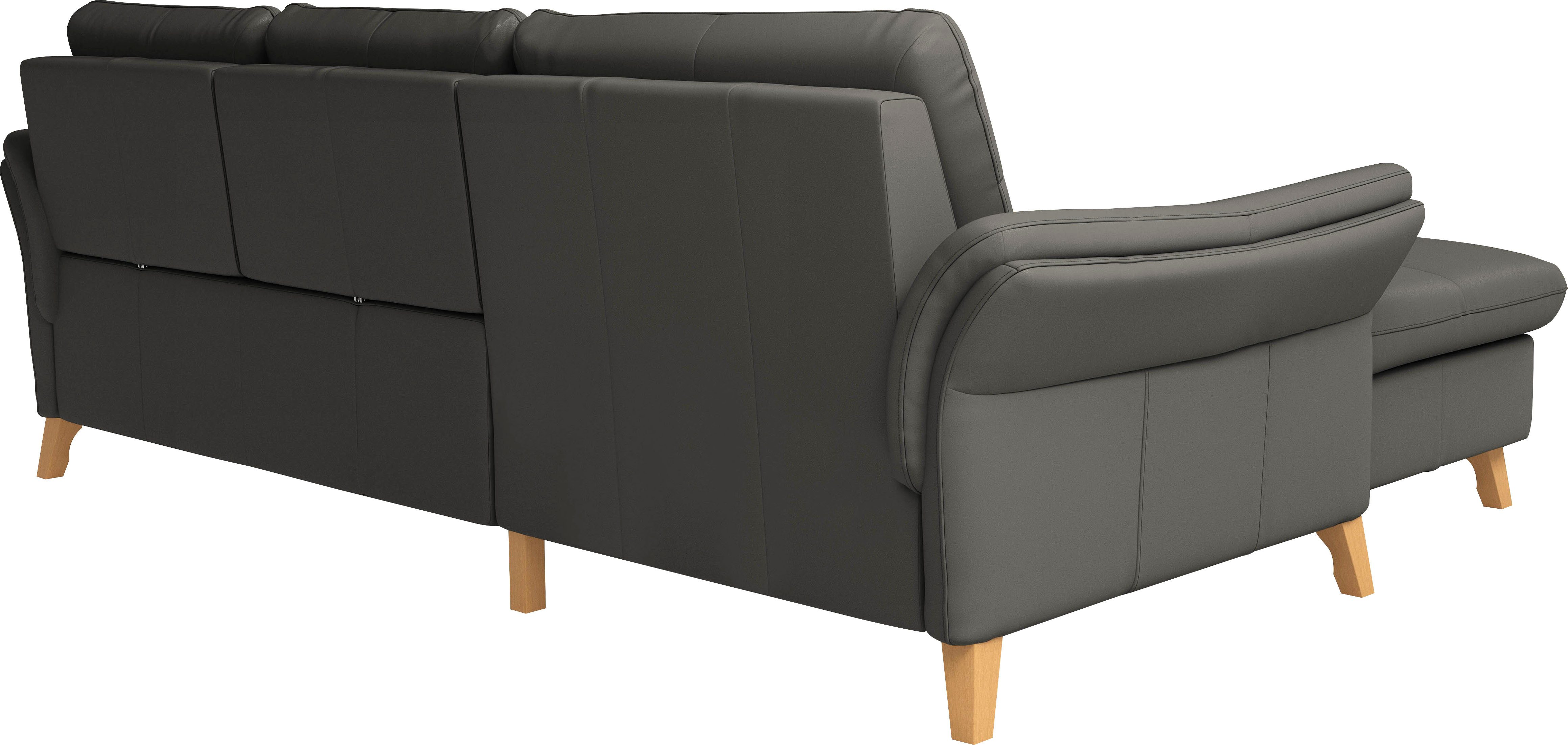 sit&more Hoekbank Göteborg Zitdiepteverstelling en binnenvering, naar keuze met slaapfunctie