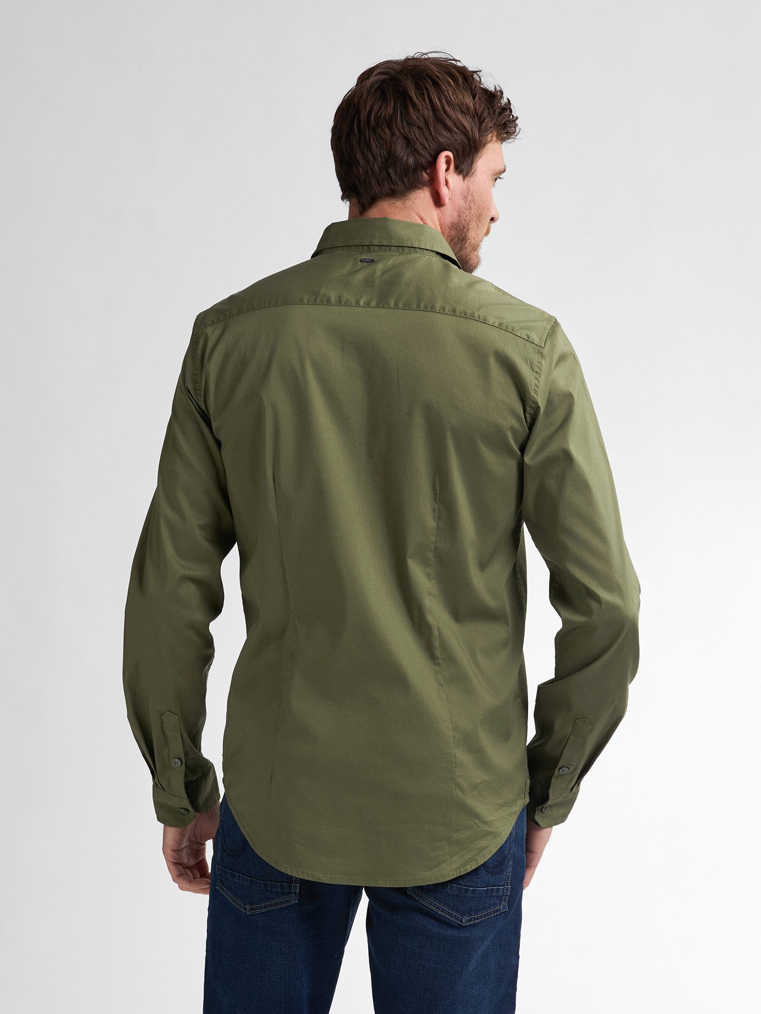 Petrol Industries Shirt met lange mouwen met button-downkraag