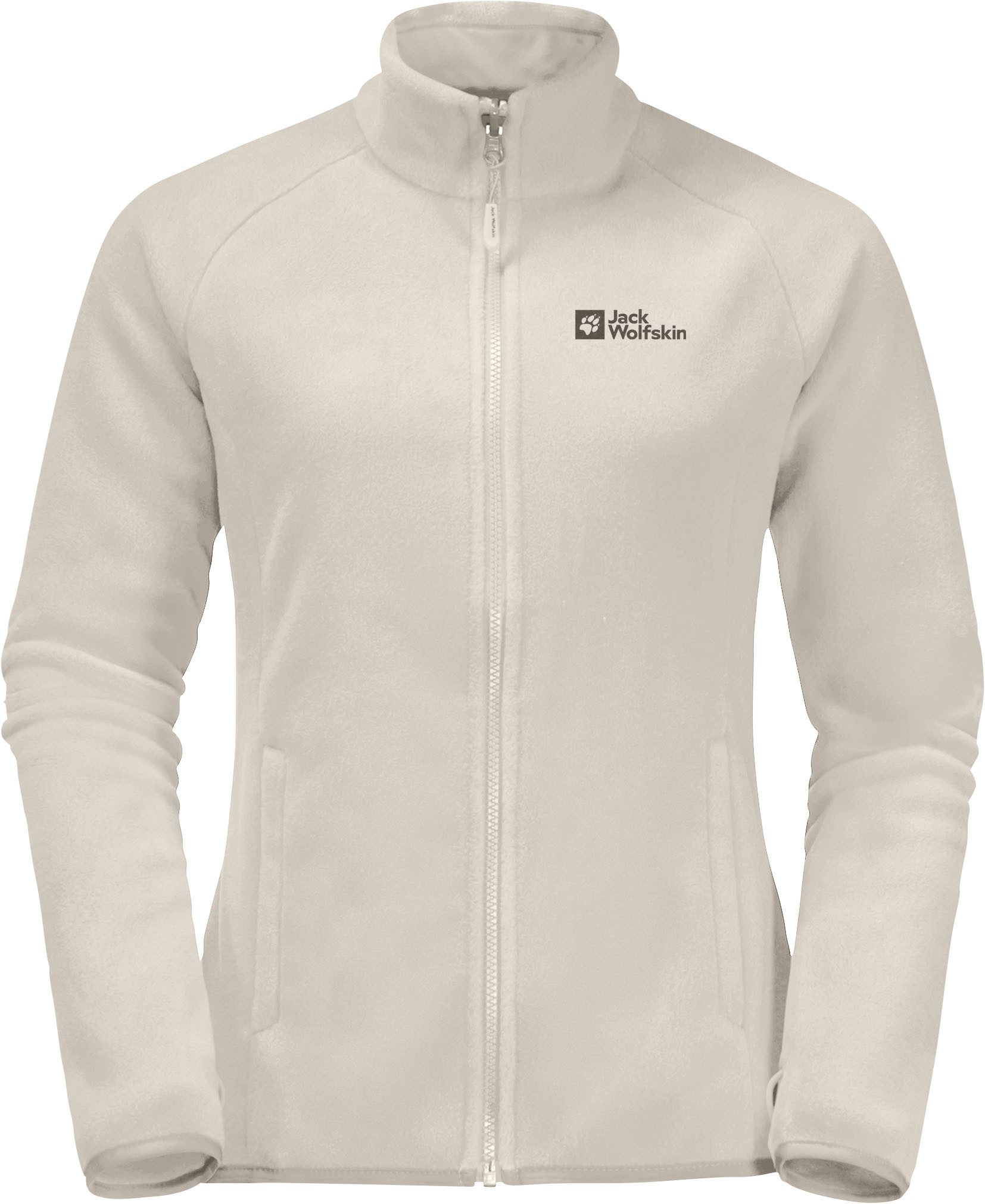 Jack Wolfskin Fleecejack MOONRISE FZ W met korte systeemrits voor wandelingen