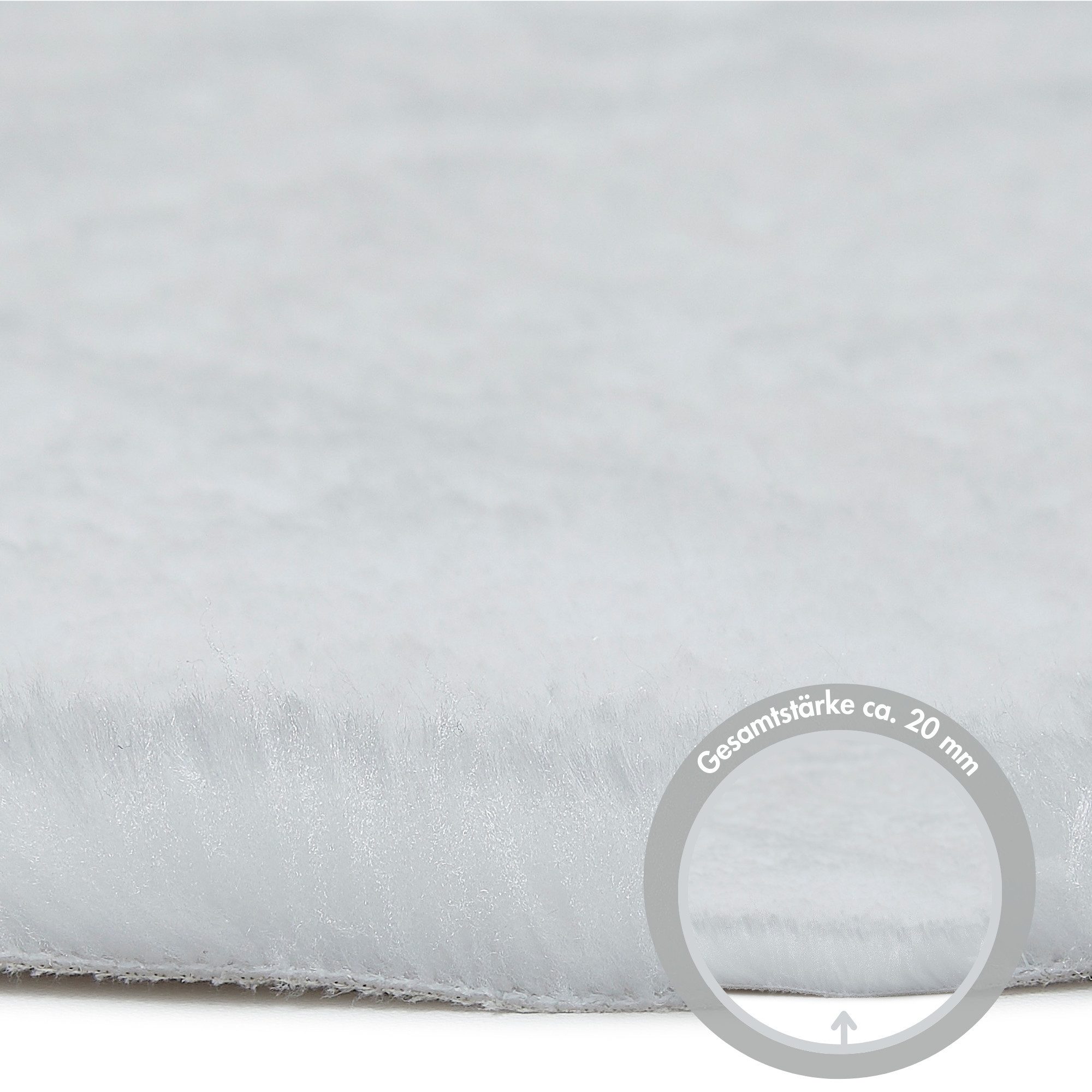 Andiamo Set slaapkamerkleedjes Slaapkamerkleed lam imitatiebont Imitatiebont, zeer zachte pool, wasbaar, slaapkamerkleed, loperset