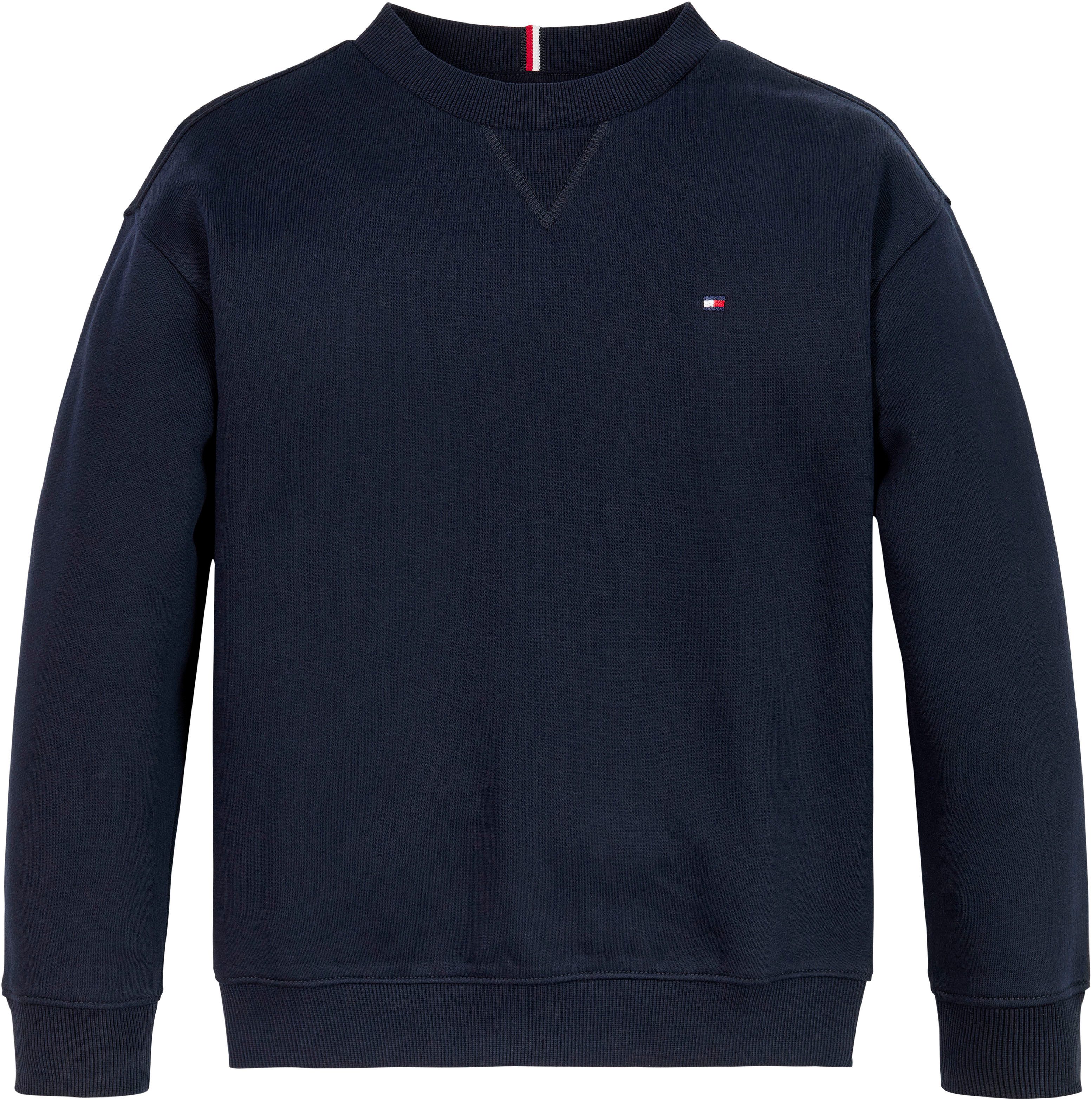 Tommy Hilfiger Sweatshirt U TIMELESS SWEATSHIRT Kinderen tot 16 jaar, logo-vlag, ronde hals