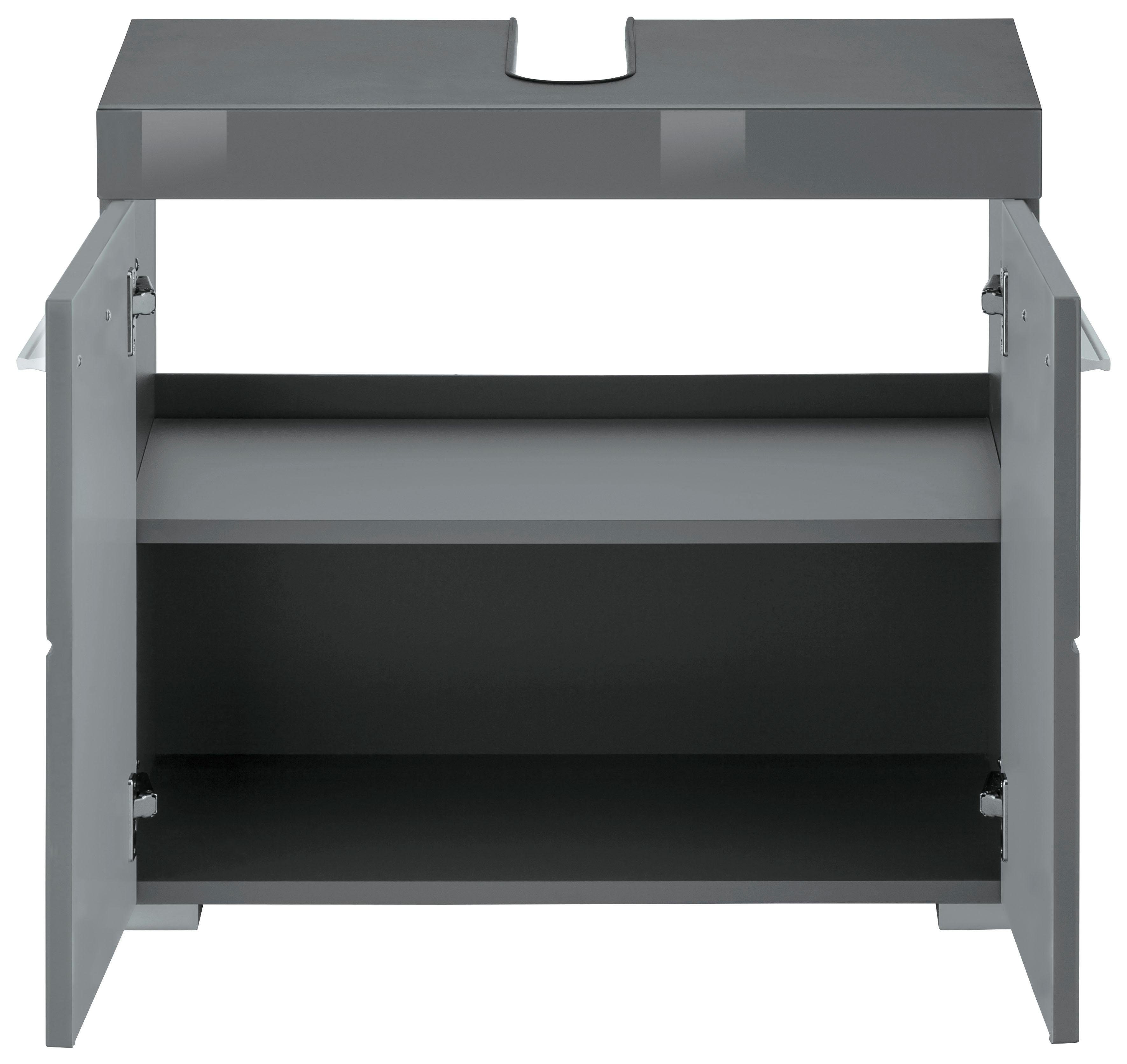 INOSIGN Wastafelonderkast Avena Wastafel met 2 deuren - uitsparing 26/8 cm - (B/D/H) 60/34/56 cm