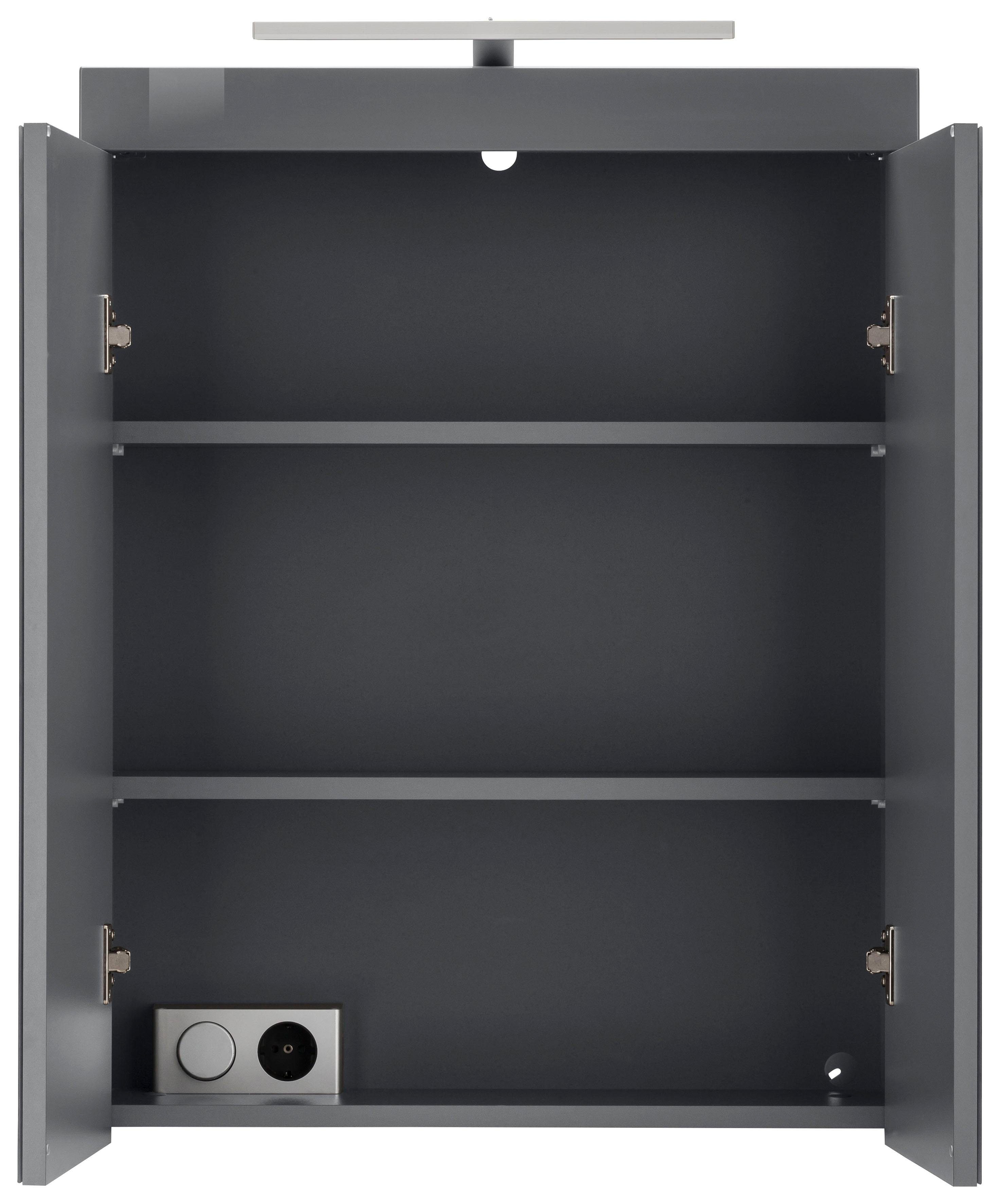 INOSIGN Spiegelkast Avena Badkamerkast optioneel met LED-verlichting - (B/D/H) 60/17/77 cm