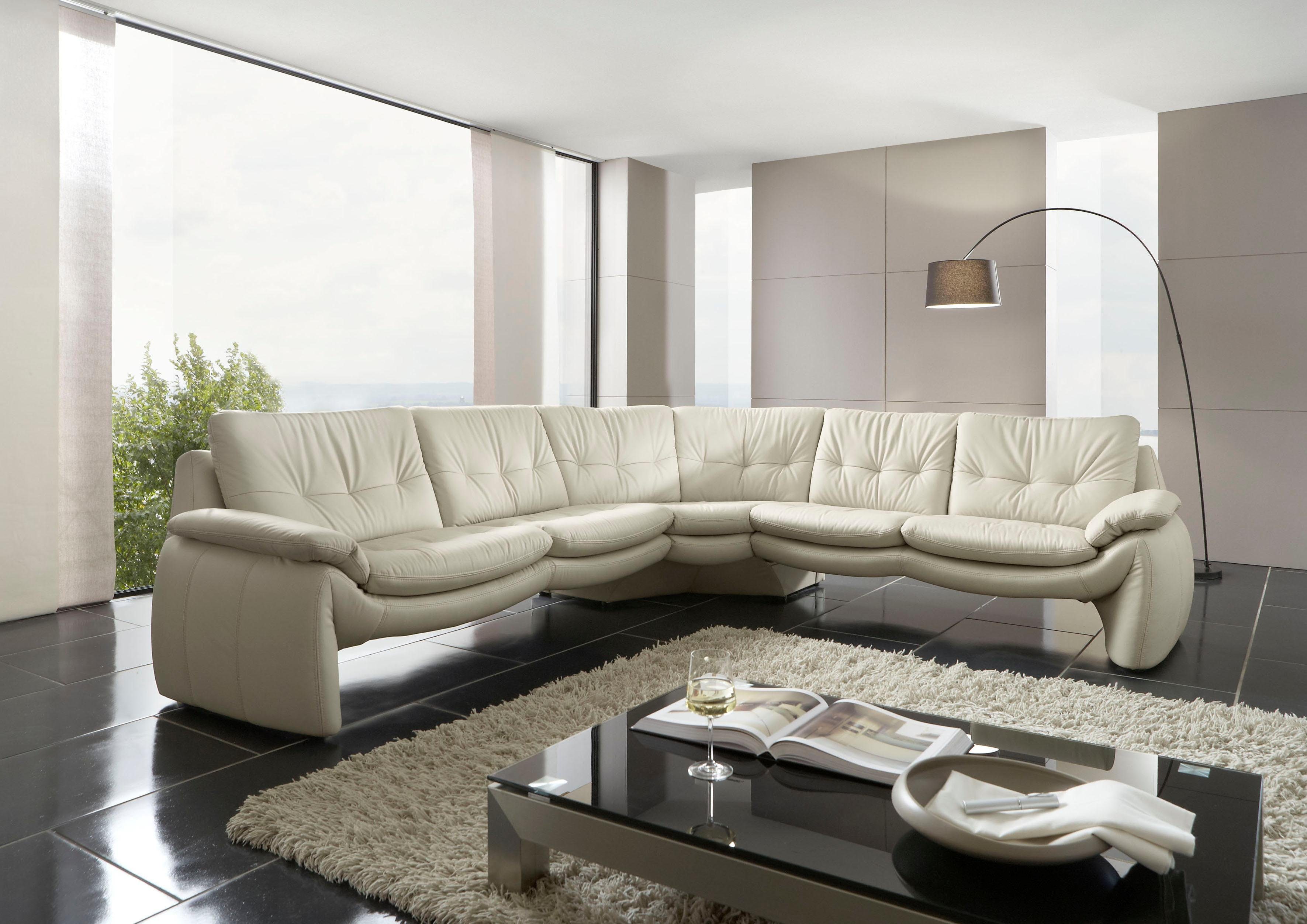 Places of Style Hoekbank Luna L-vorm met een unieke uitstraling
