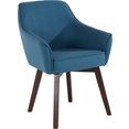 premium collection by home affaire fauteuil mark blauw