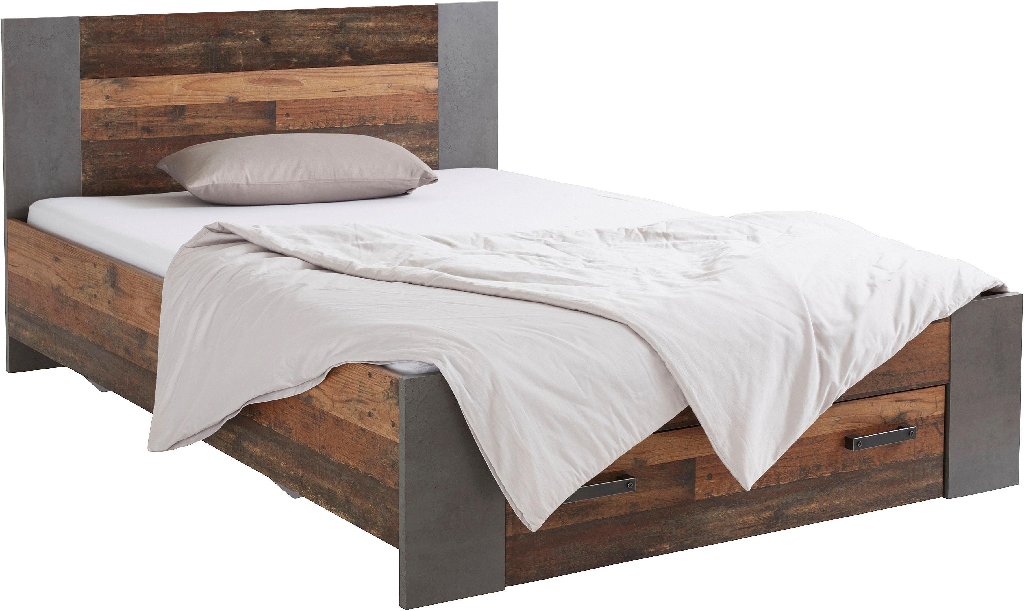 FORTE Bed Clif, Jeugdbed, Belastbaarheid 120 KG, Lade optioneel