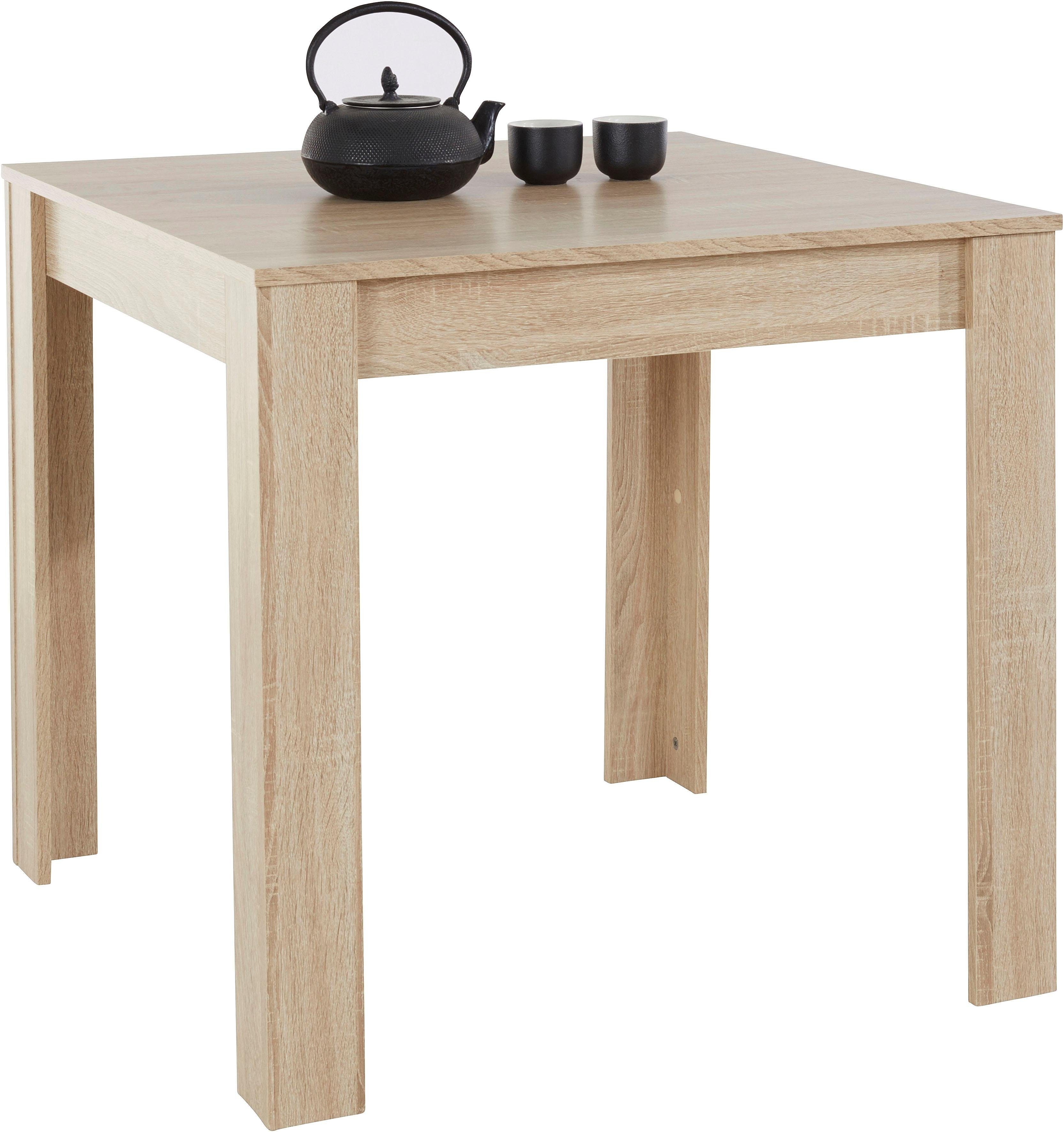 INOSIGN Eettafel Meigh, TOPSELLER! van houtmateriaal, breedte 80 cm