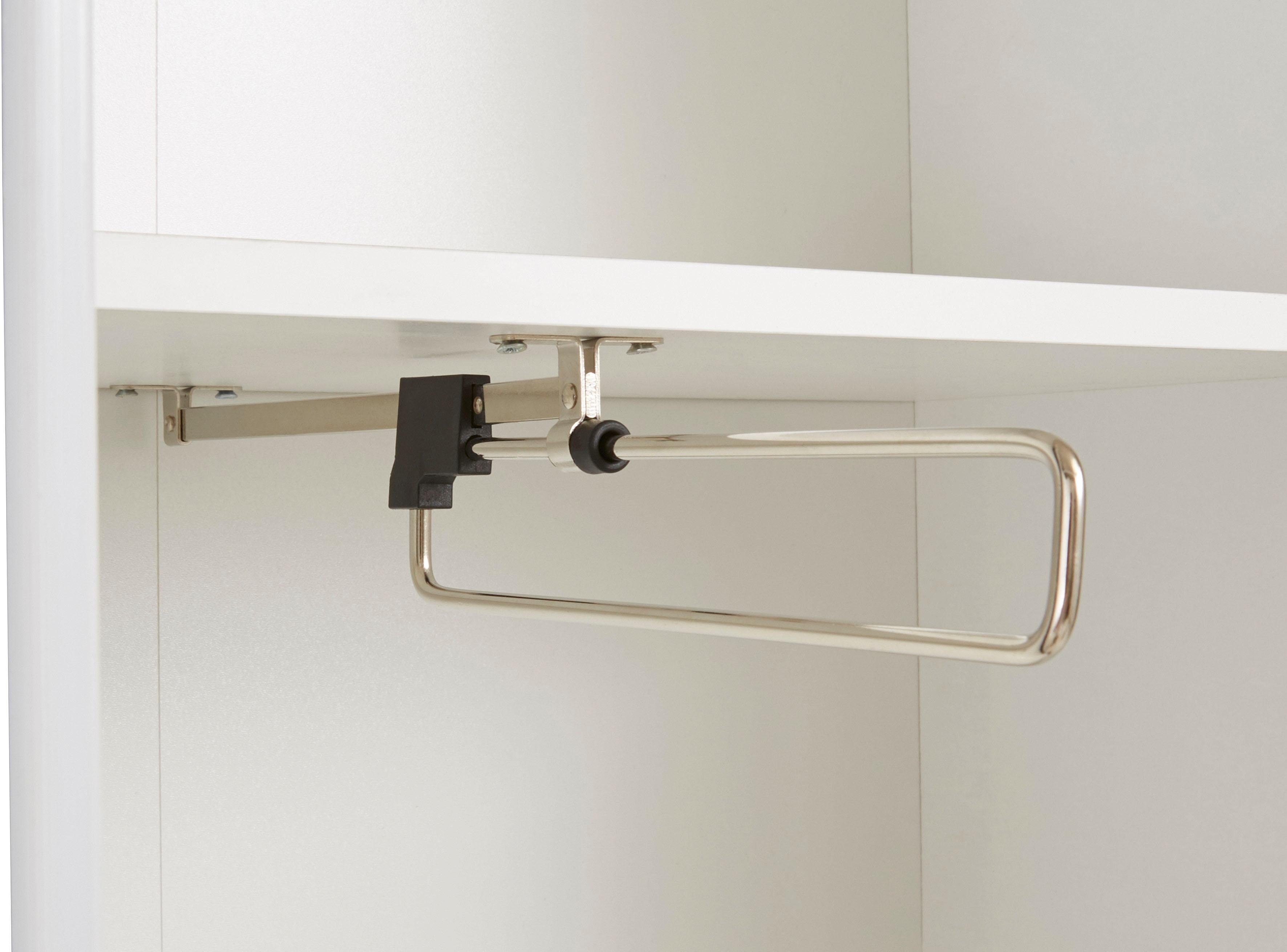 Schlafkontor Schuifdeurkast Heimo/Fast kast kledingkast garderobe OTTO´s CHOICE weinig diepte, uitschuifbare kledingstang, garderobekast, 6 planken