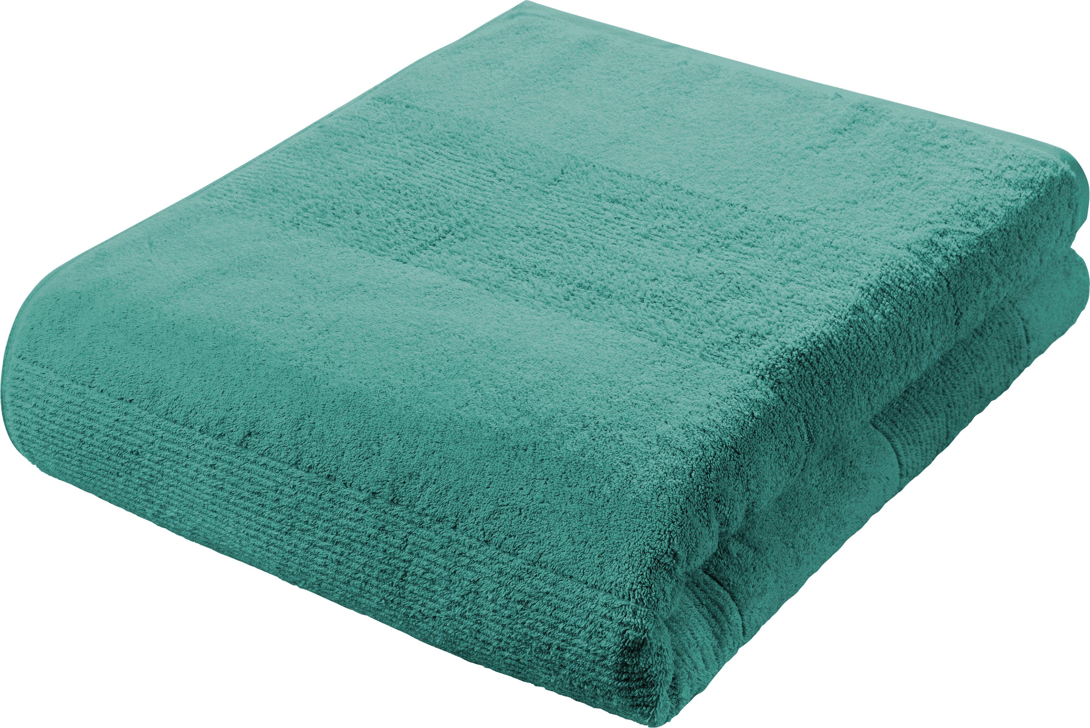 fleuresse Badlaken 2828 Badhanddoek, handdoeken, walkfrotté, 100% katoen (1 stuk) handdoeken maat 1x 90x200 cm blauw