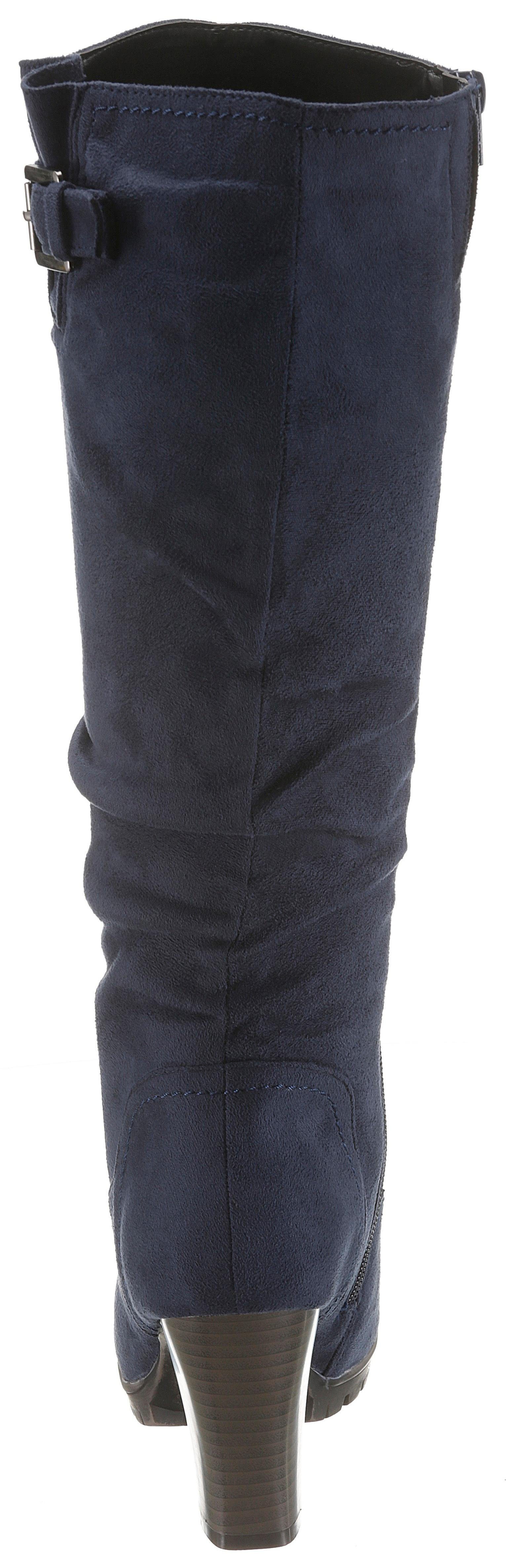 Aniston SHOES Laarzen met plooien aan de slouchy schacht - nieuwe collectie