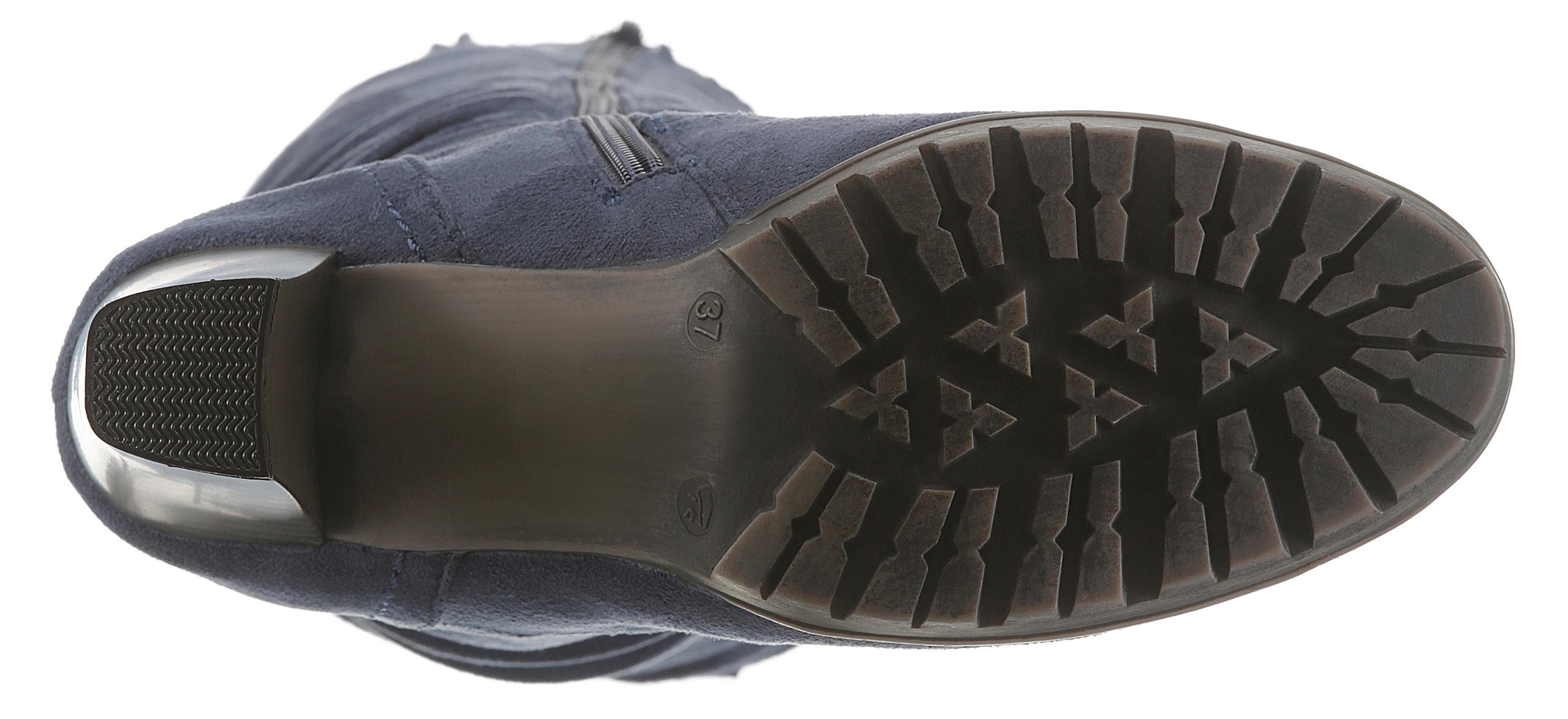 Aniston SHOES Laarzen met plooien aan de slouchy schacht - nieuwe collectie