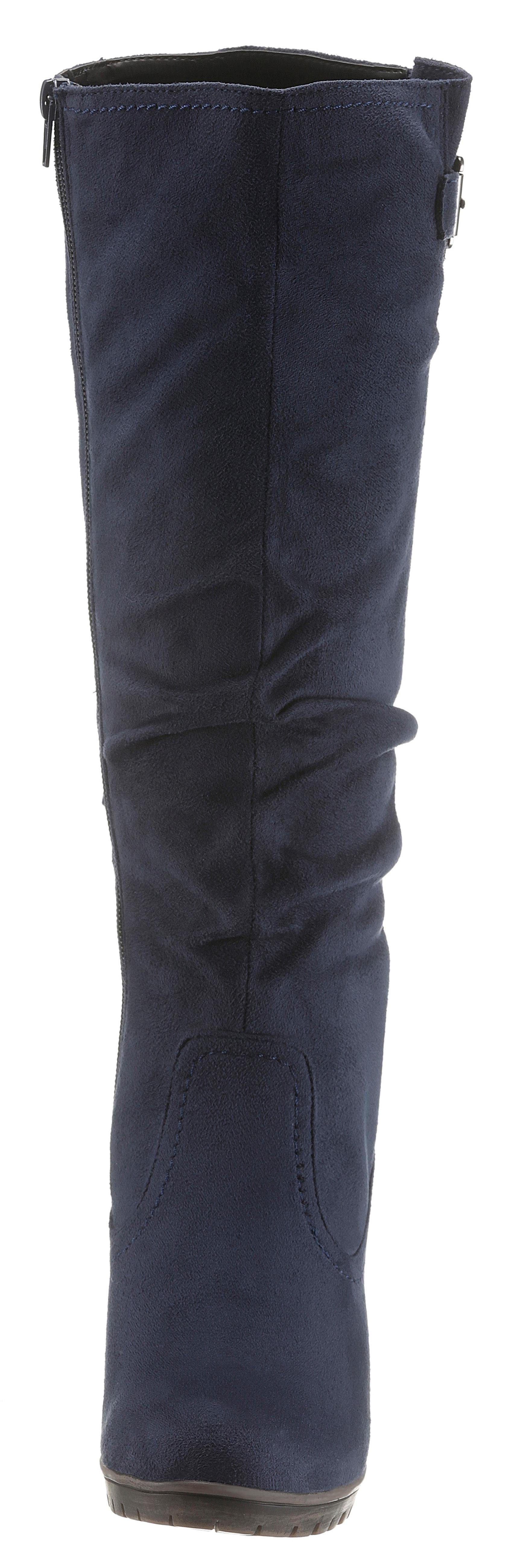 Aniston SHOES Laarzen met plooien aan de slouchy schacht - nieuwe collectie