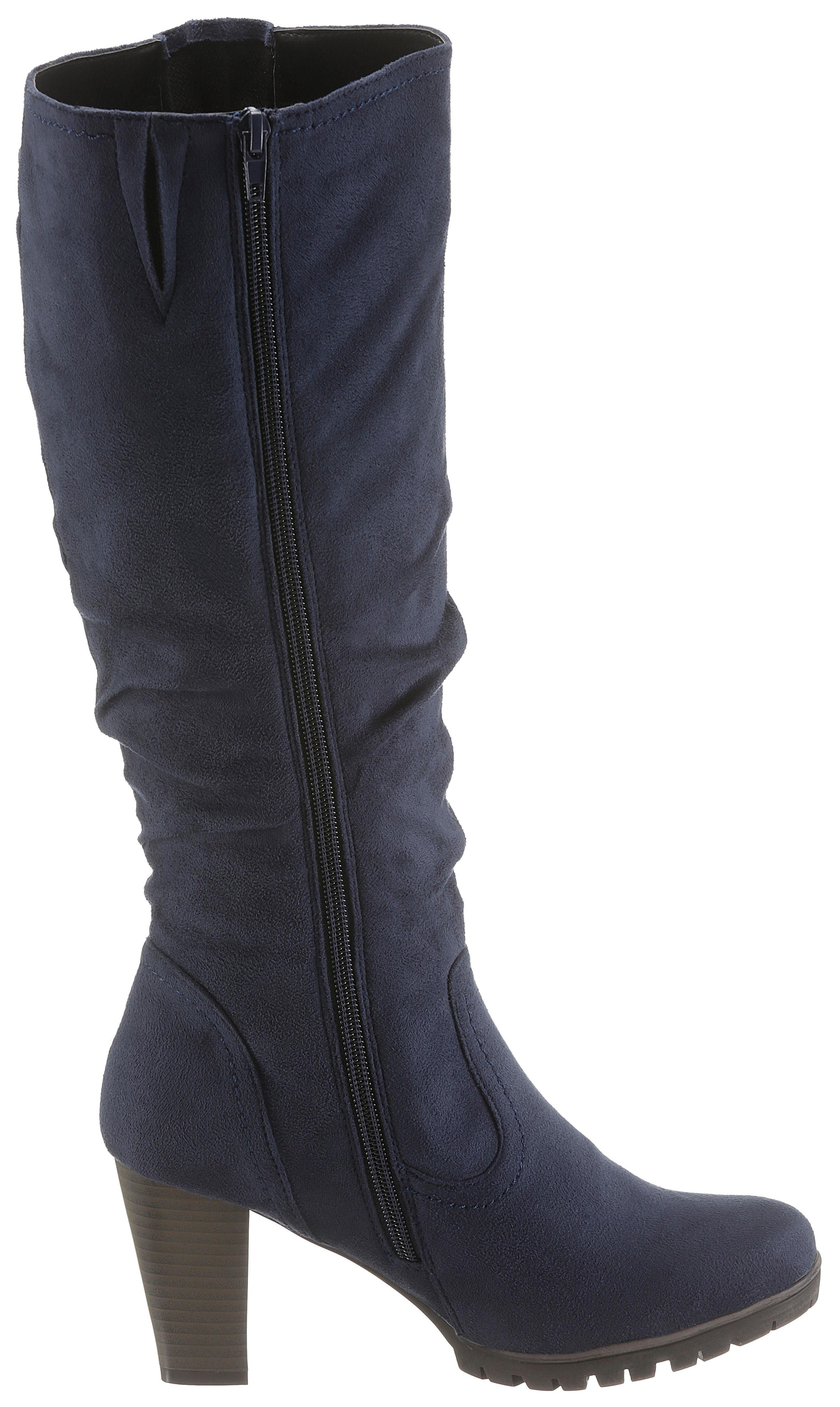 Aniston SHOES Laarzen met plooien aan de slouchy schacht - nieuwe collectie
