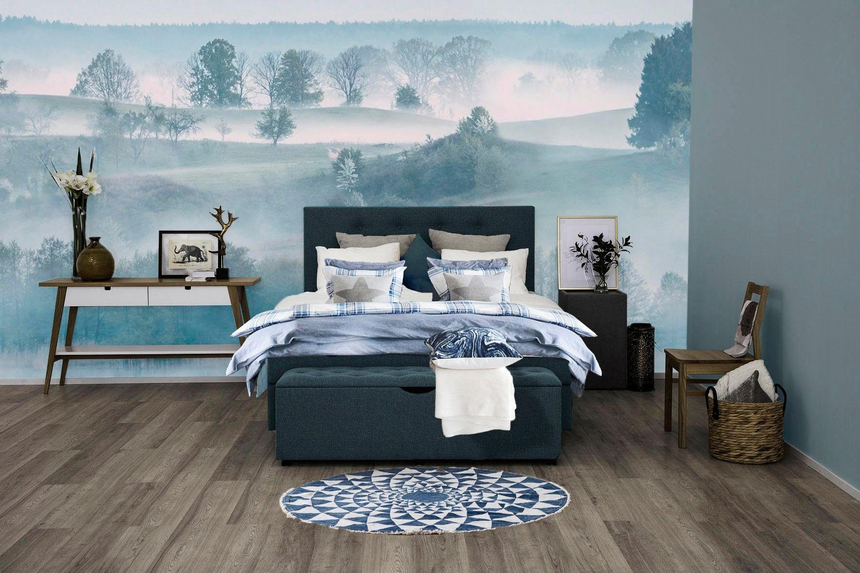 Places of Style Boxspring Nordica incl. topmatras, ook in extra lang 200x220 cm
