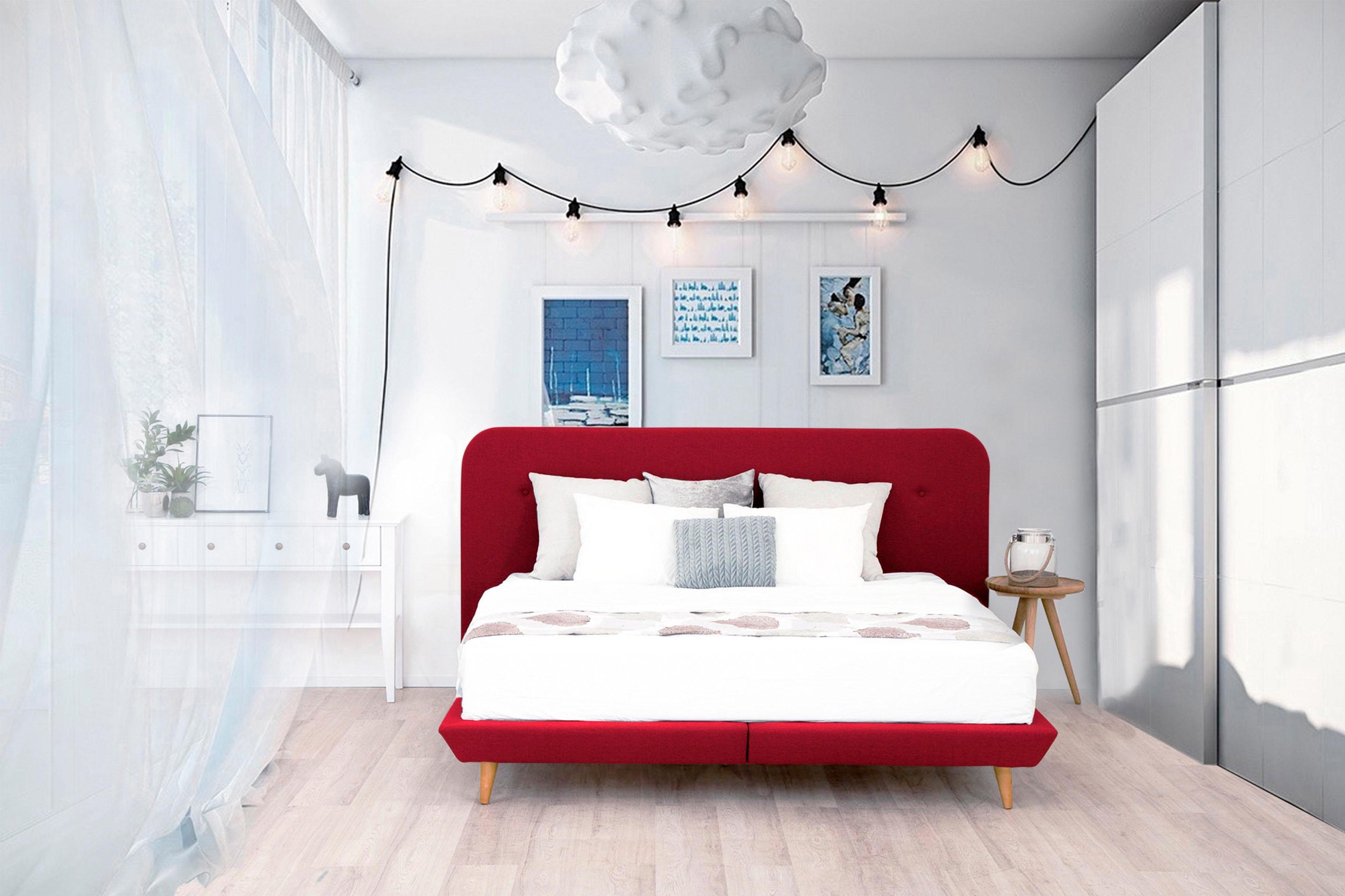 andas Boxspring Premium Stiksels met capitonnage, incl. topmatras