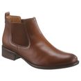 gabor chelsea-boots in klassieke vorm bruin