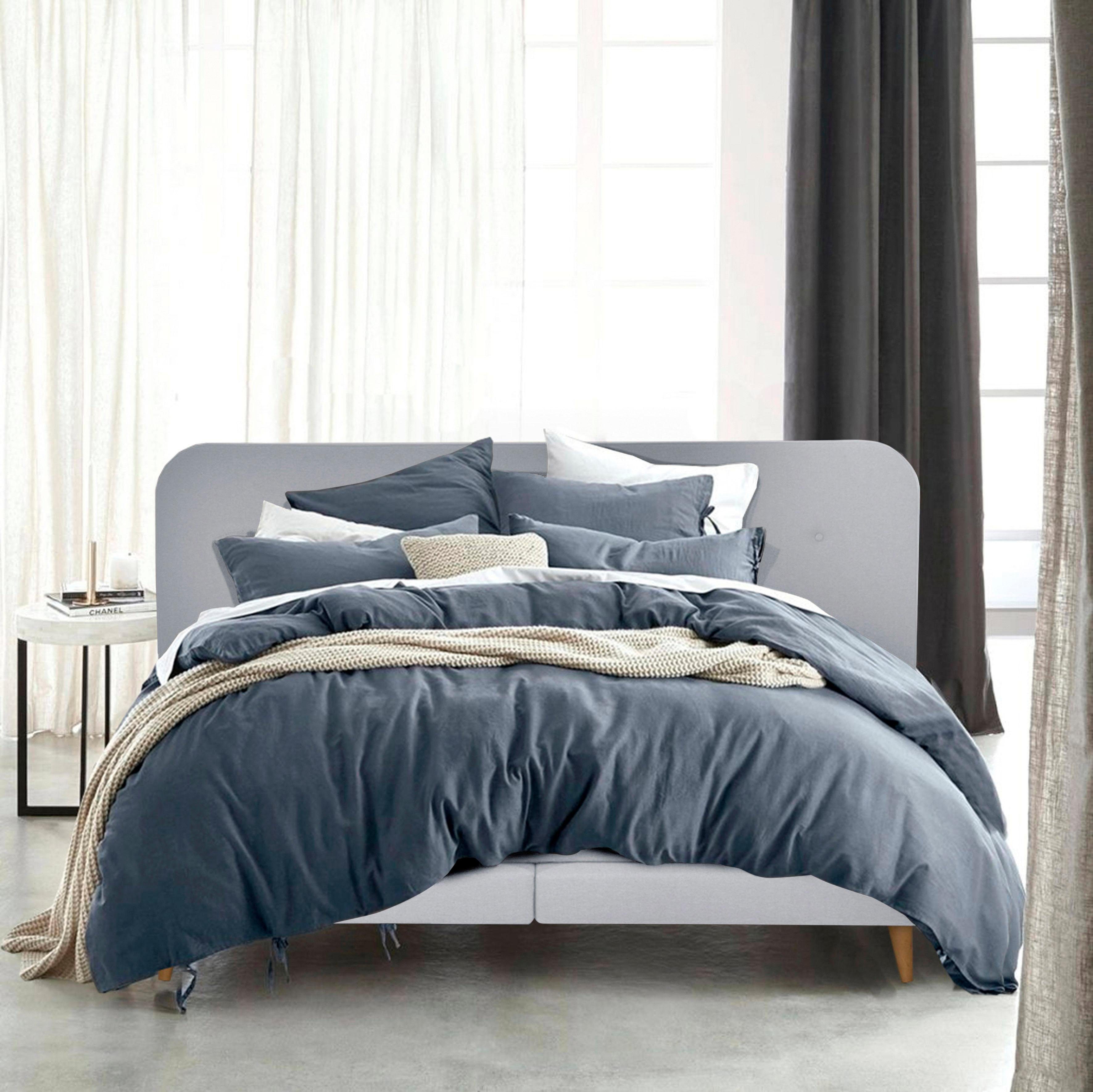 andas Boxspring Premium Stiksels met capitonnage, incl. topmatras boxsprings grijs