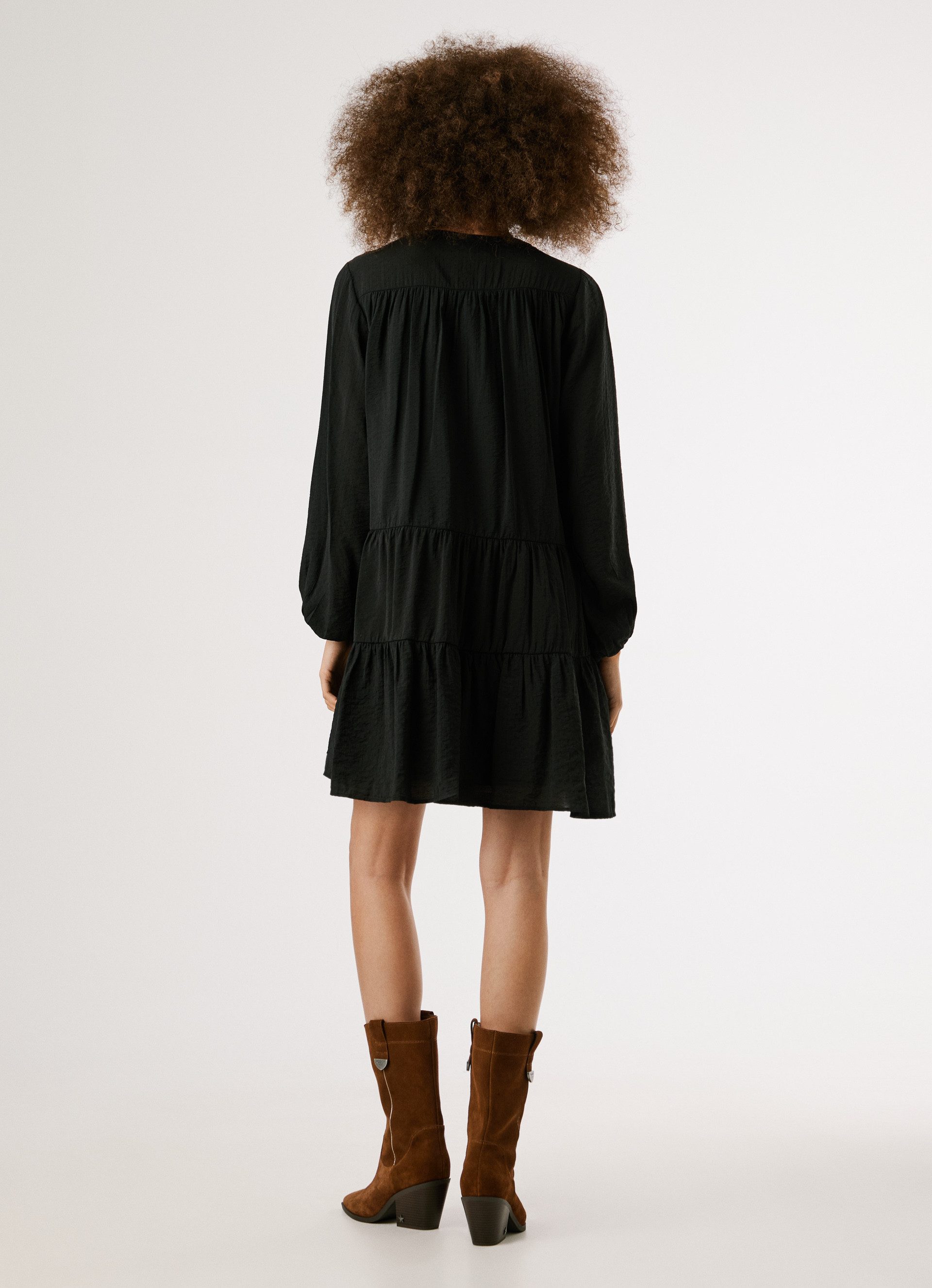 Pepe Jeans Tuniekjurk PAULE DRESS met gelaagde snit