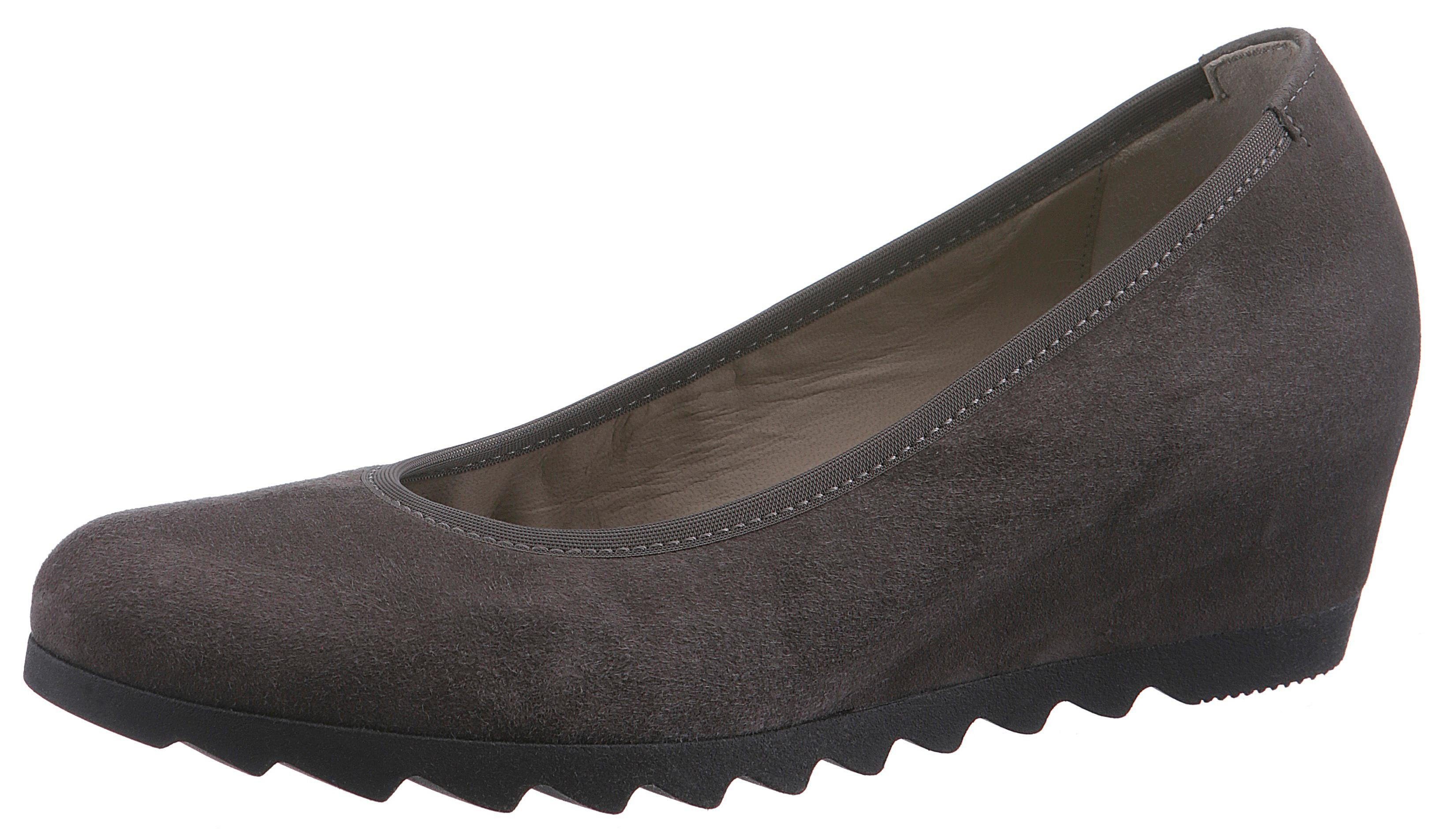 Gabor Pumps wedge heel, half shoe slip-on shoe with profile sole