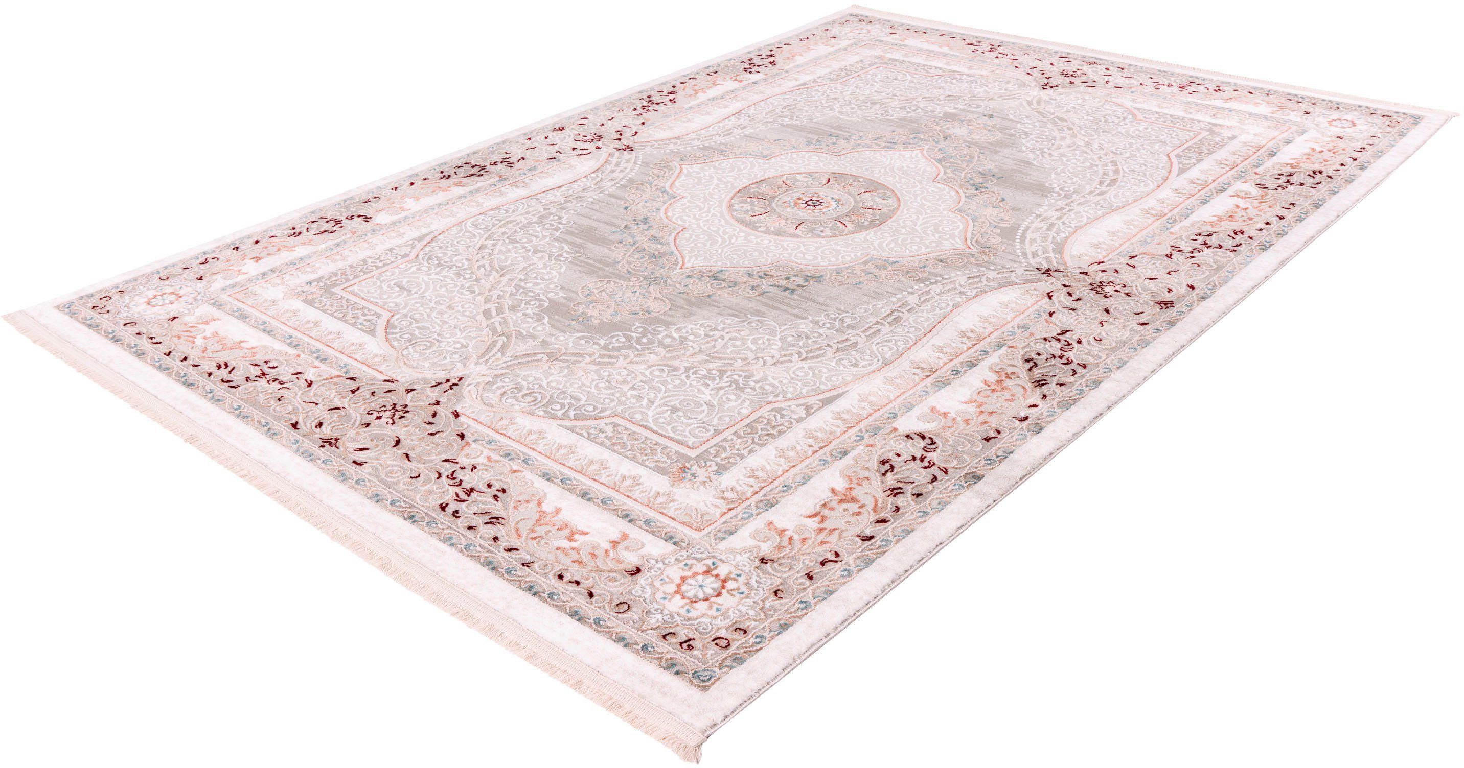 calo-deluxe Vloerkleed Miran 825 Vintage-design, met franje, woonkamer