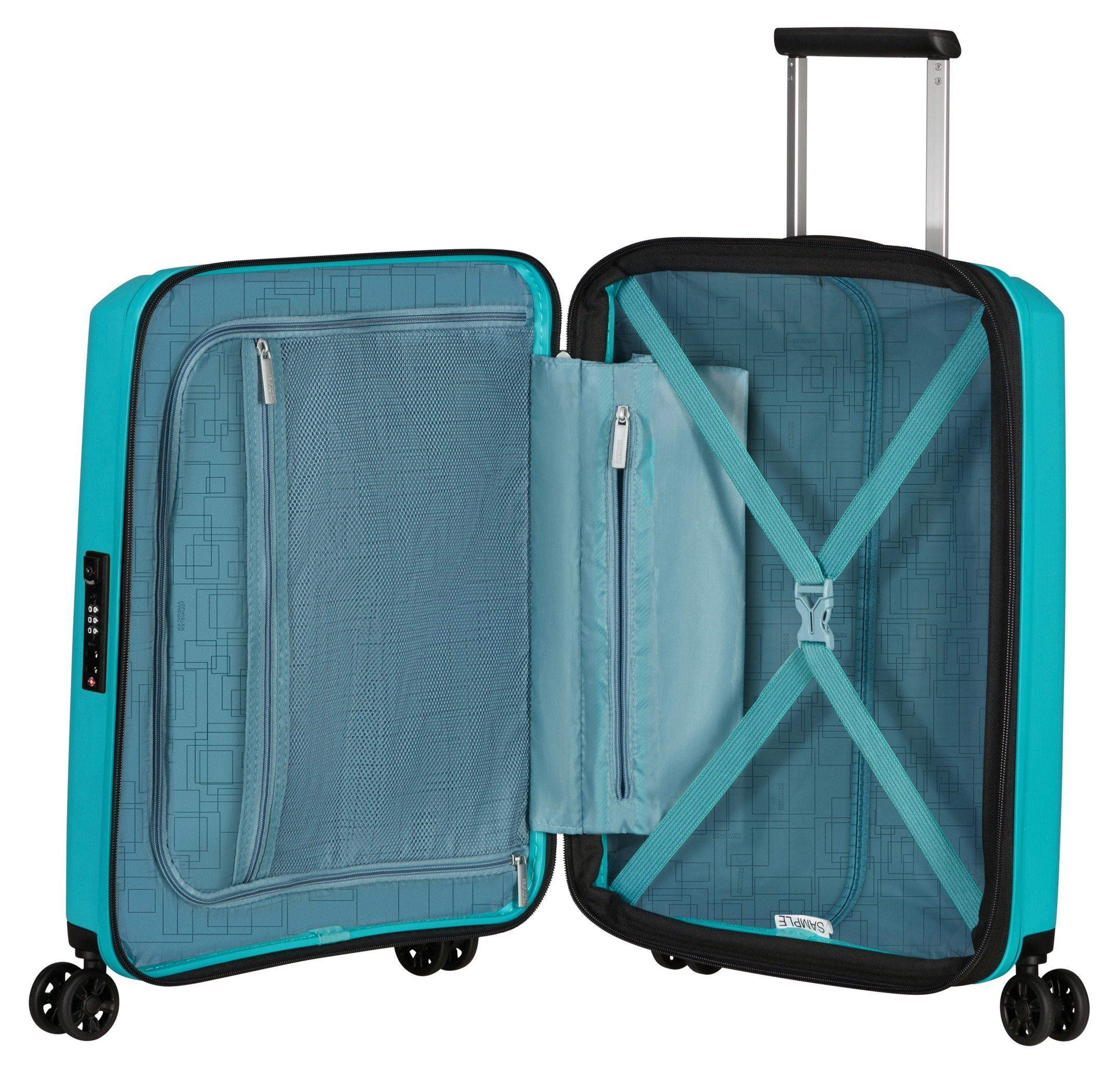 American Tourister® Hardshell-trolley AEROSTEP, 67 cm, met volumevergroting Reiskoffer harde koffer voor vliegreizen TSA-cijferslot