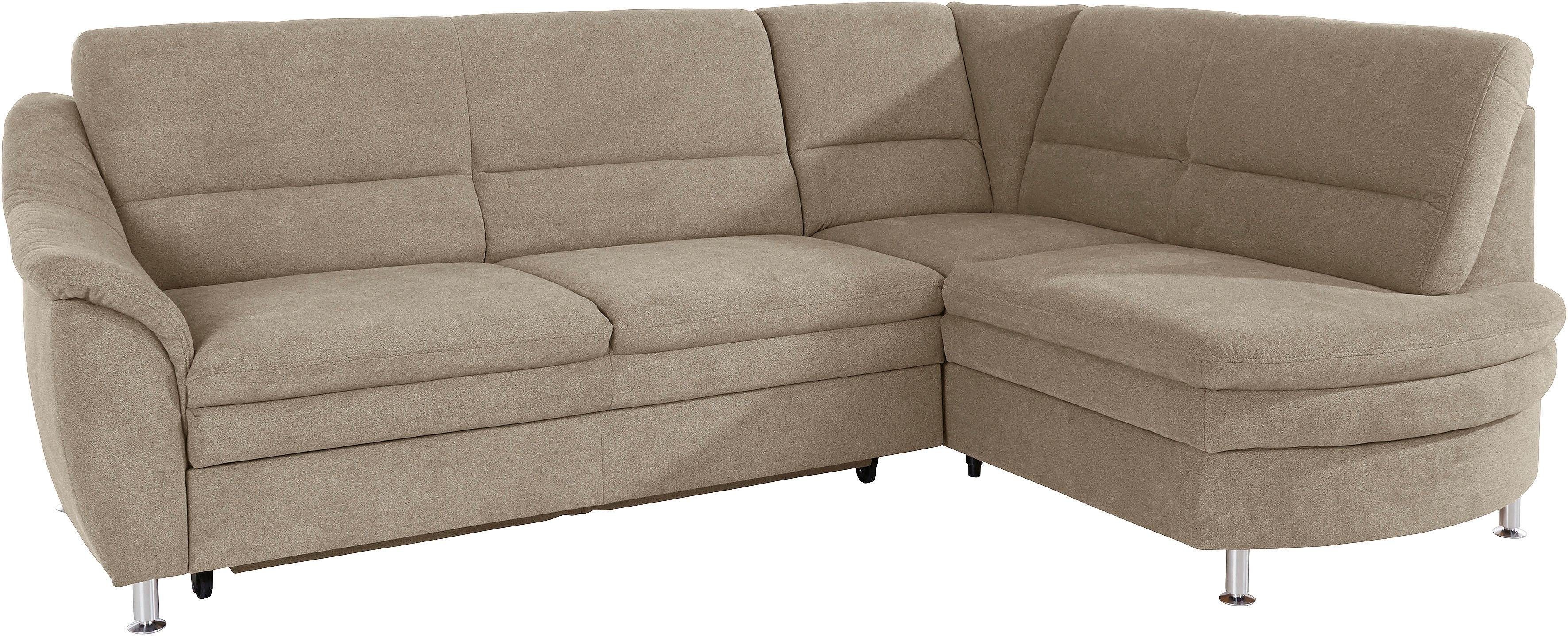 Places of Style Hoekbank Cardoso L-vorm Binnenvering, naar keuze met bed, lade