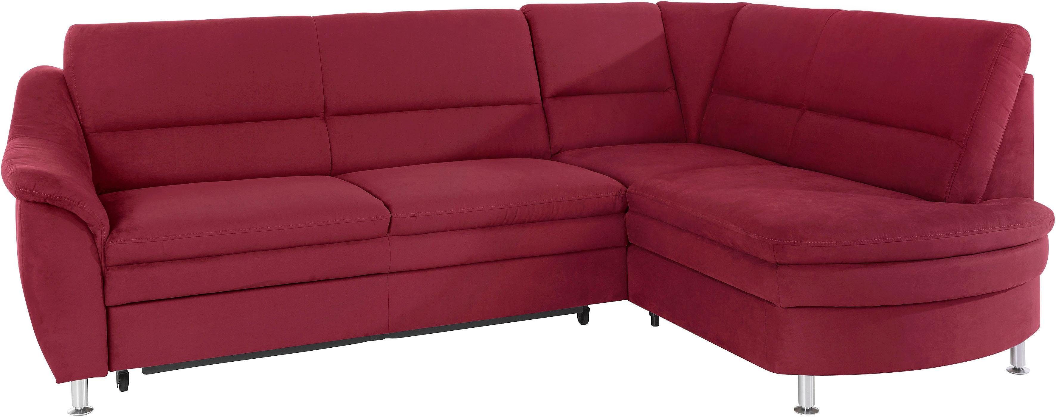 Places of Style Hoekbank Cardoso L-vorm Binnenvering, naar keuze met bed, lade