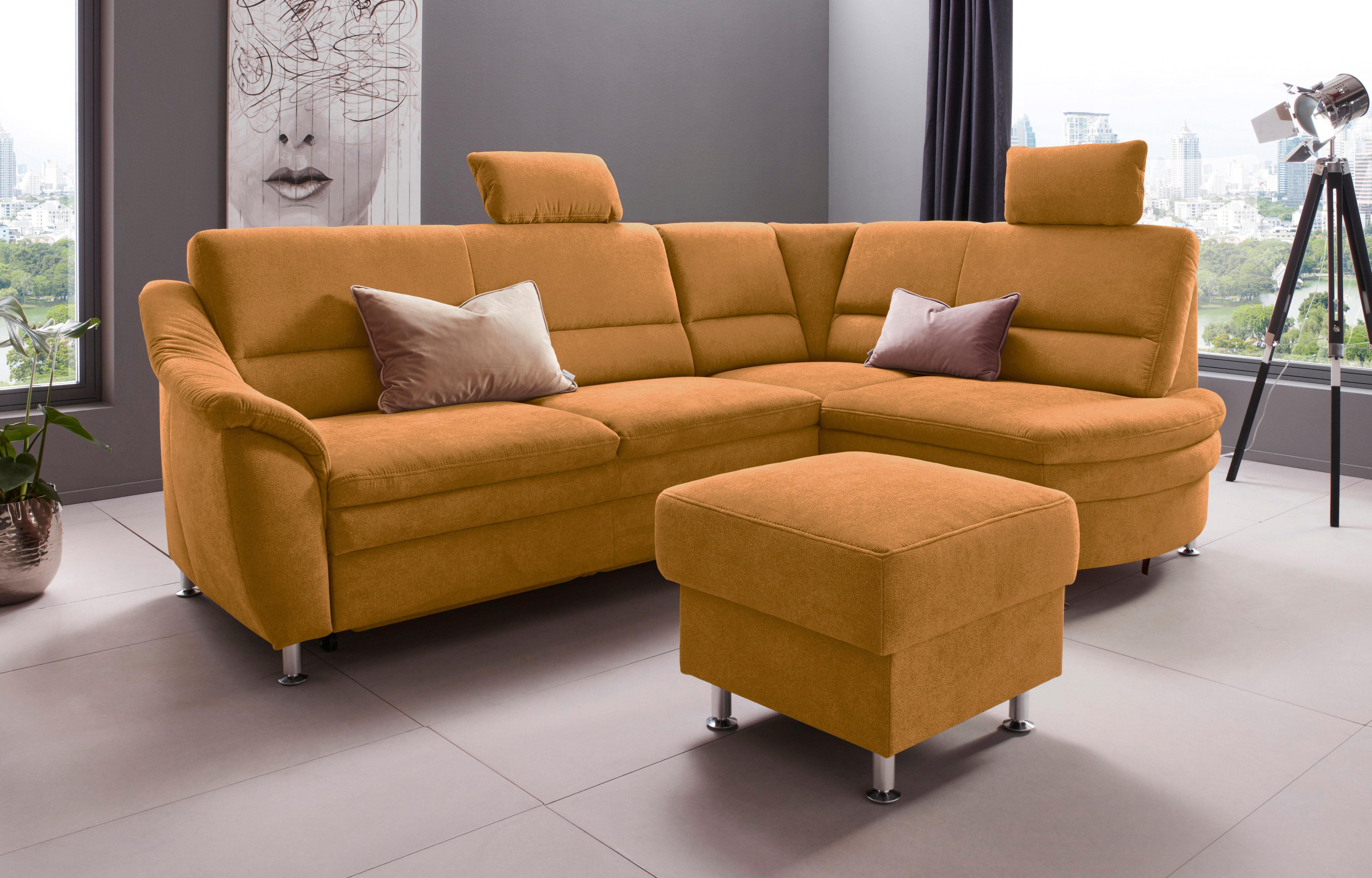 Places of Style Hoekbank Cardoso L-vorm Binnenvering, naar keuze met bed, lade