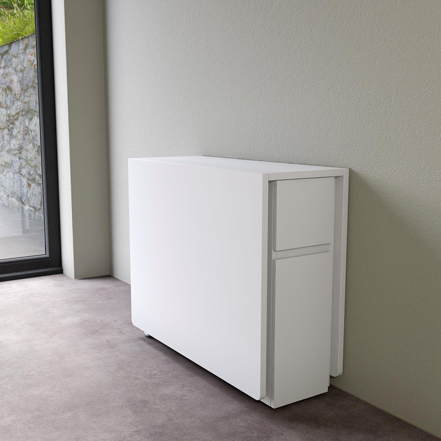 Woodman Eettafel Jasper met een rechthoekig tafelblad en uittrekfunctie, breedte 90 cm