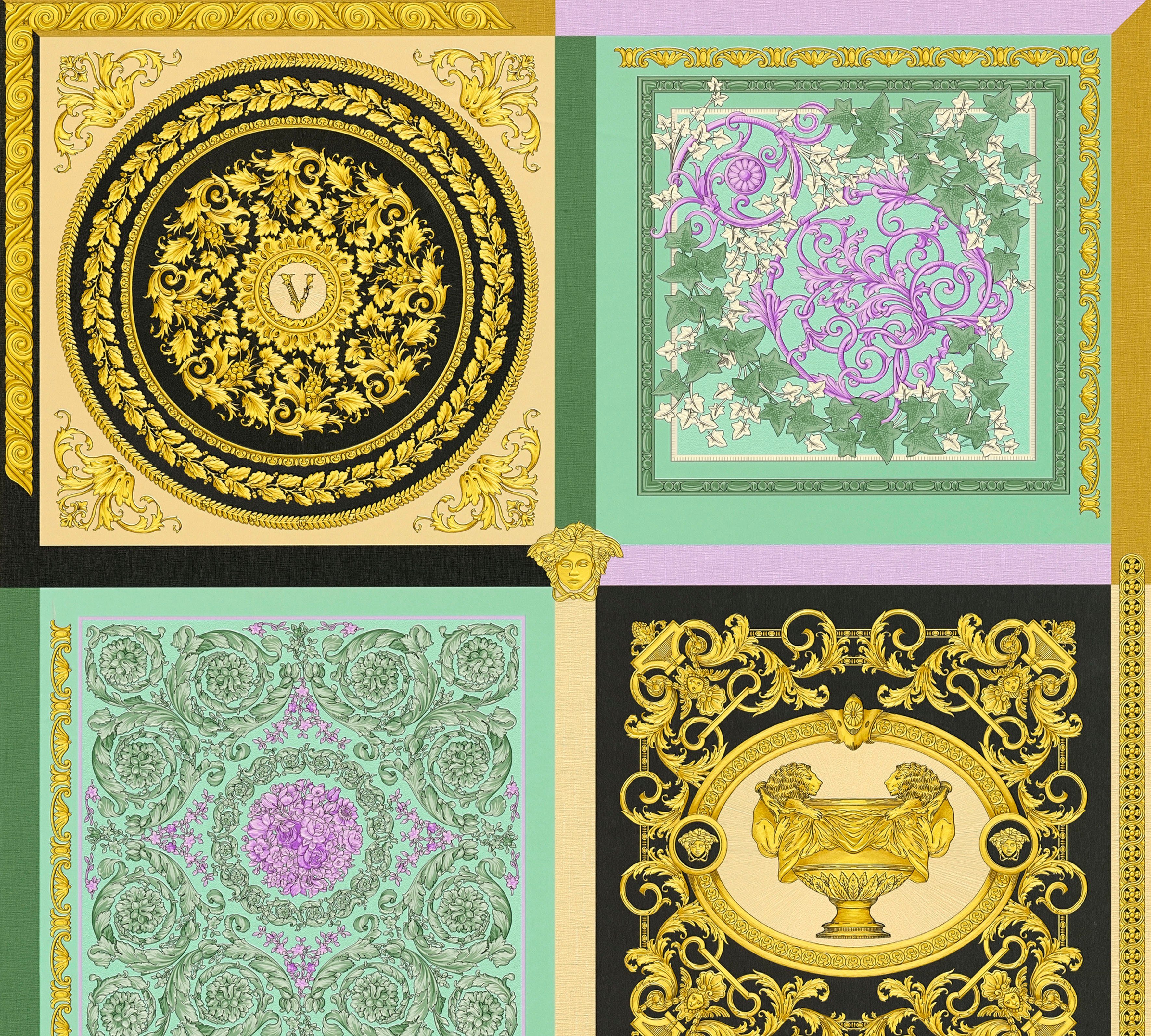 Versace Vliesbehang Wallpaper  5 Design Patchwork (1 stuk)