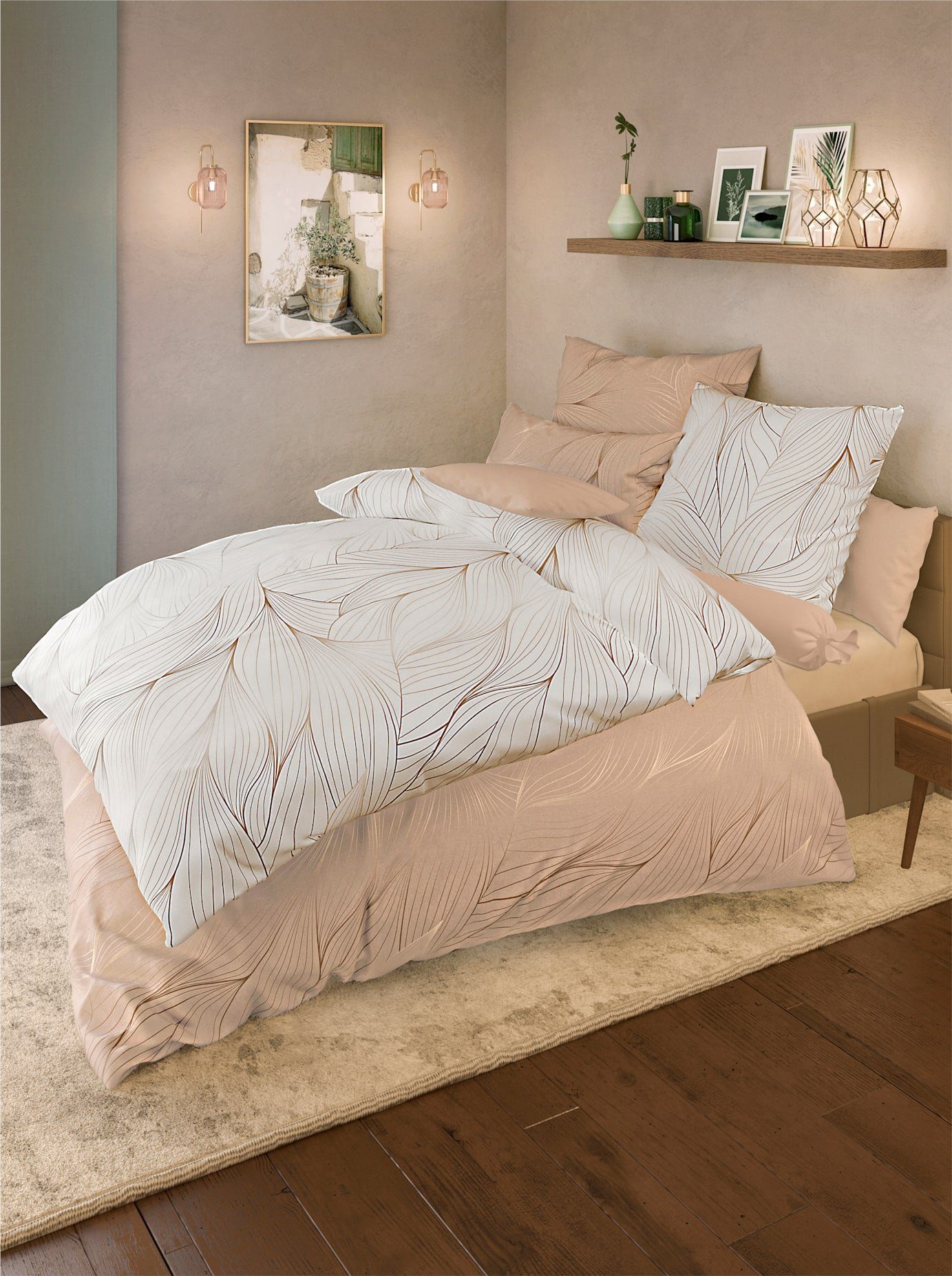 wäschepur Beddengoed (2-delig) dekbedovertrekken maat 2 beige