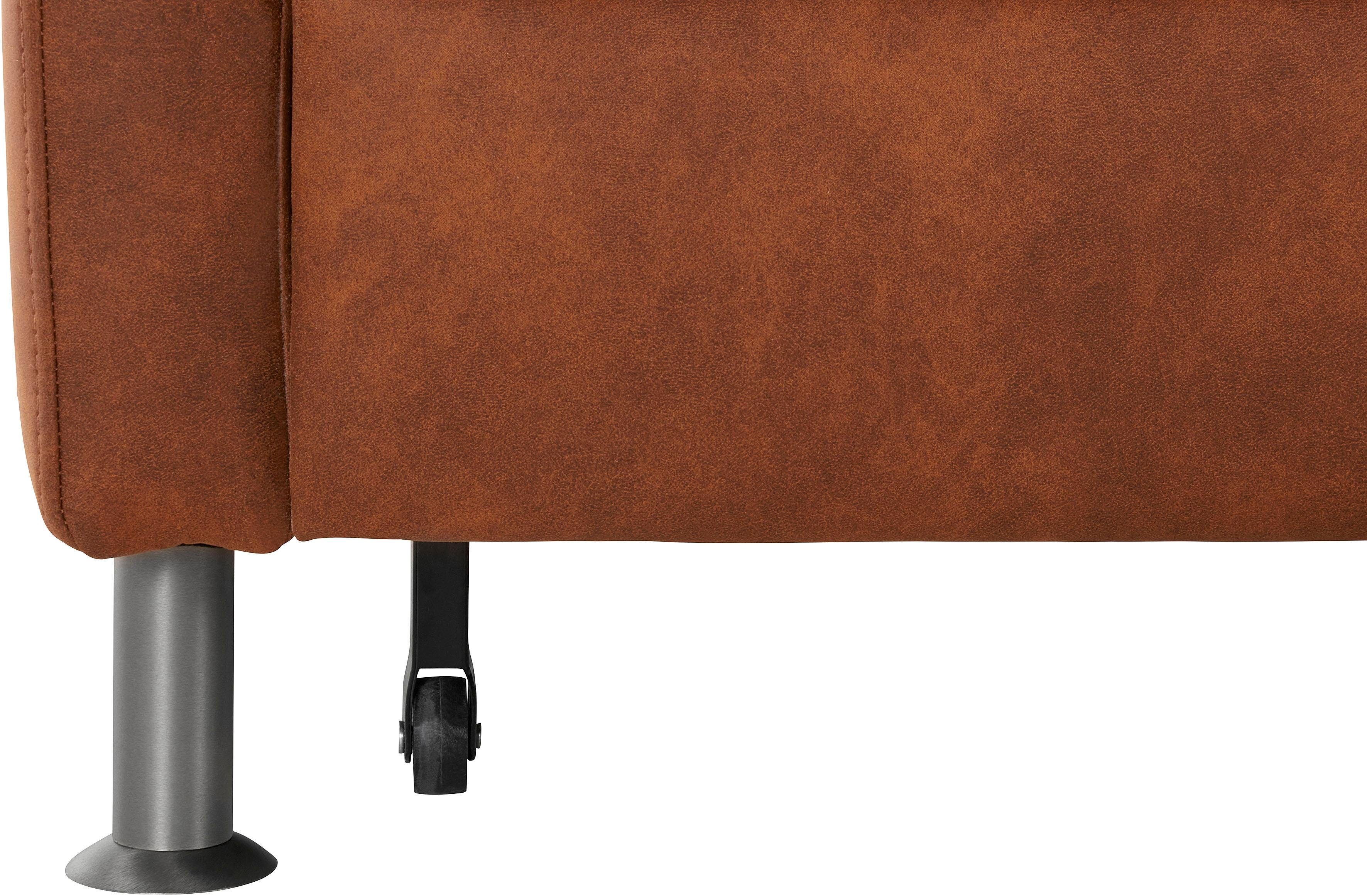 exxpo - sofa fashion Hoekbank Maretto, comfortabel en handig, L-vorm inclusief verstelbare hoofd- en rugleuning, naar keuze met slaapfunctie