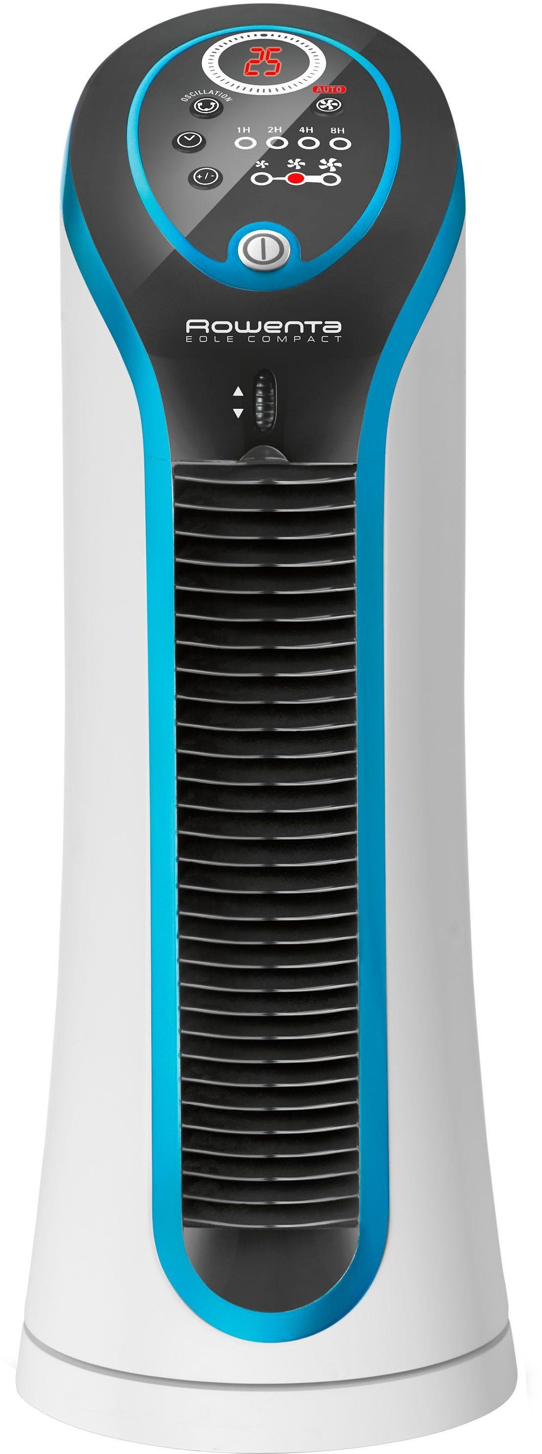 Rowenta Torenventilator tafelmodel Eole Compact, stil met slechts 45 dB(A), draagbaar, timer,
